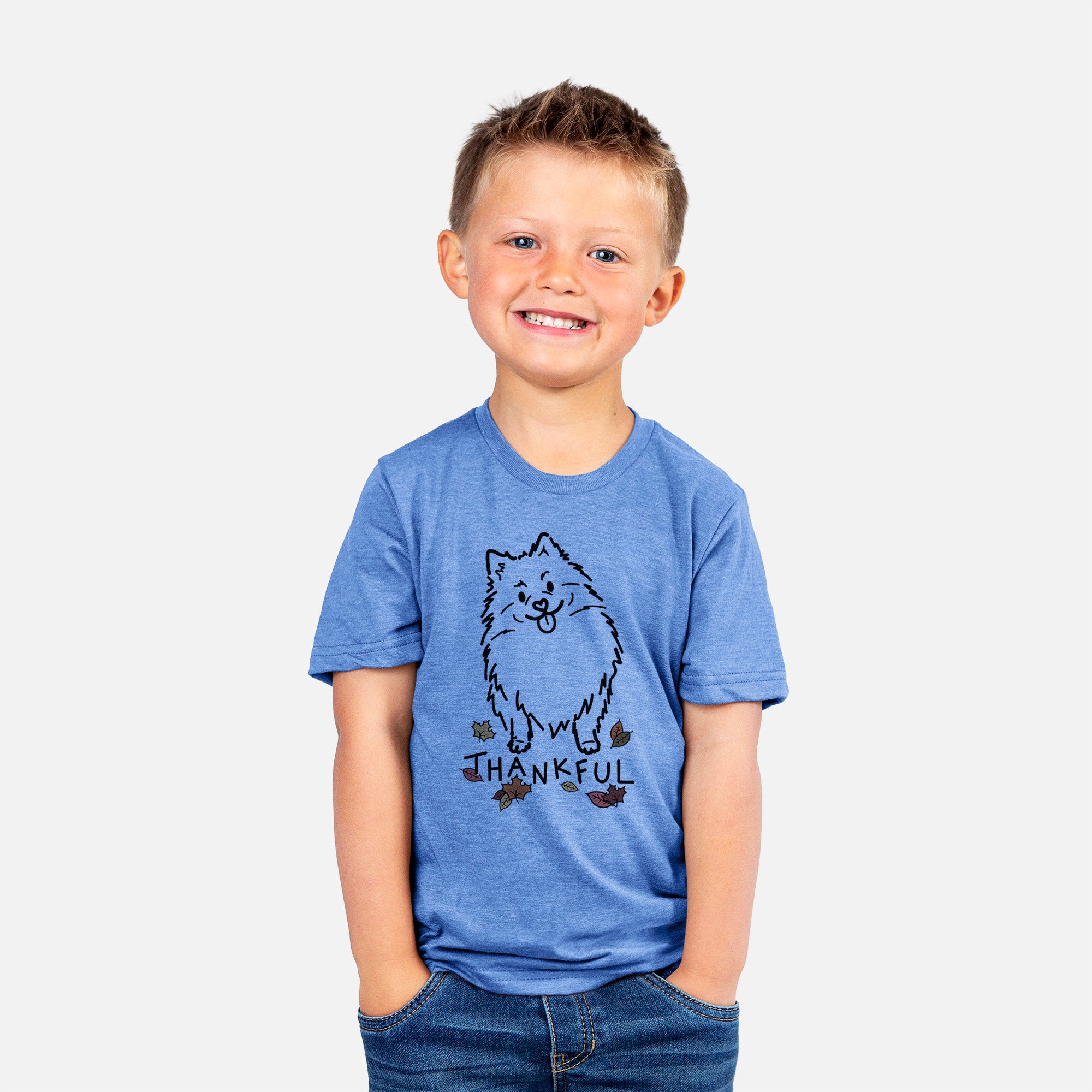 Thankful Pomeranian - Fern - Kids/Youth/Toddler Shirt