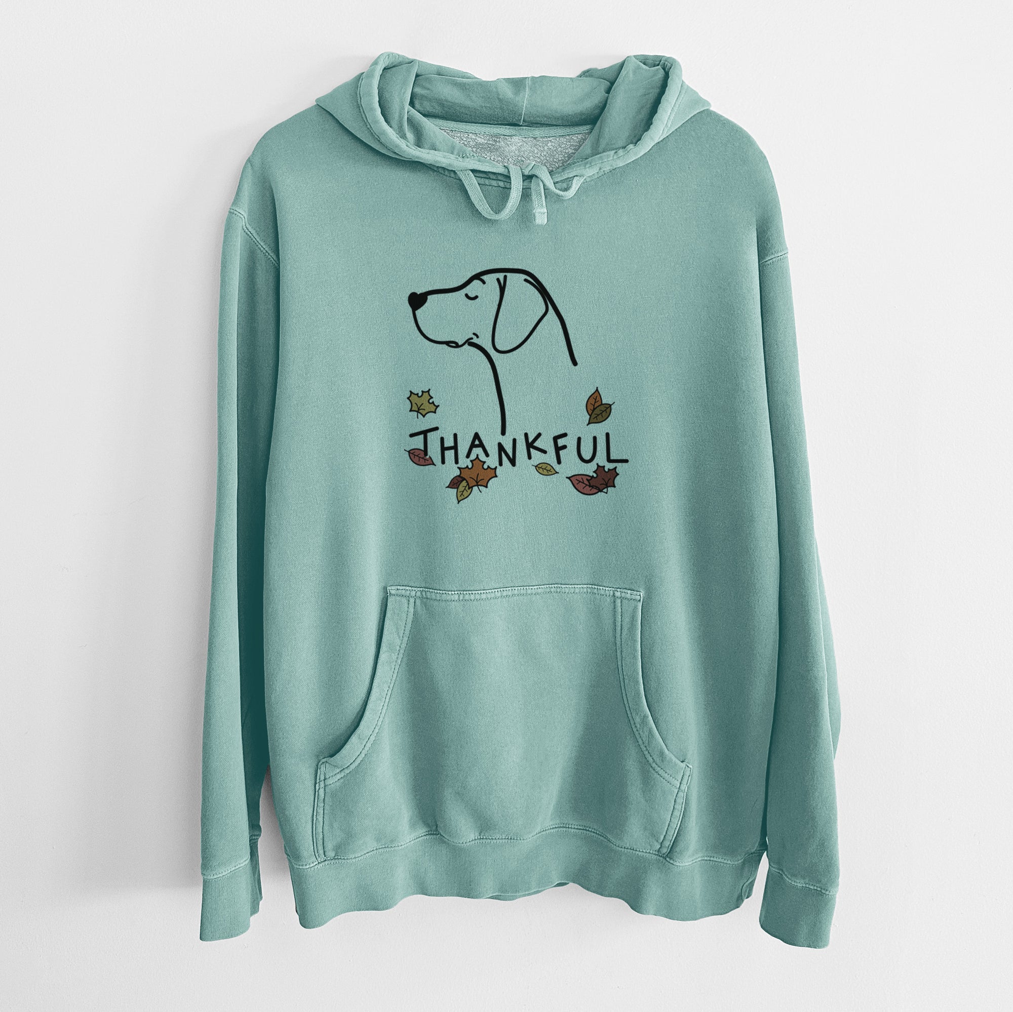 Thankful German Shorthaired Pointer - Unisex Pigment Dyed Hoodie