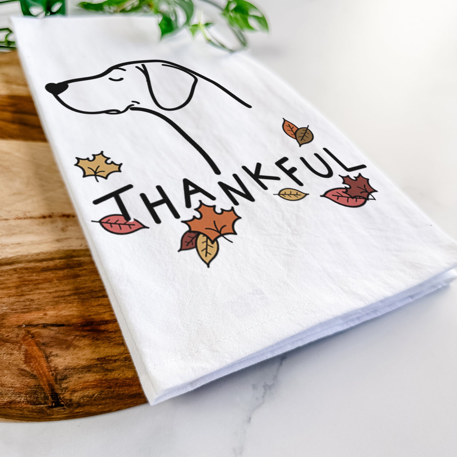 Thankful German Shorthaired Pointer - Tea Towel