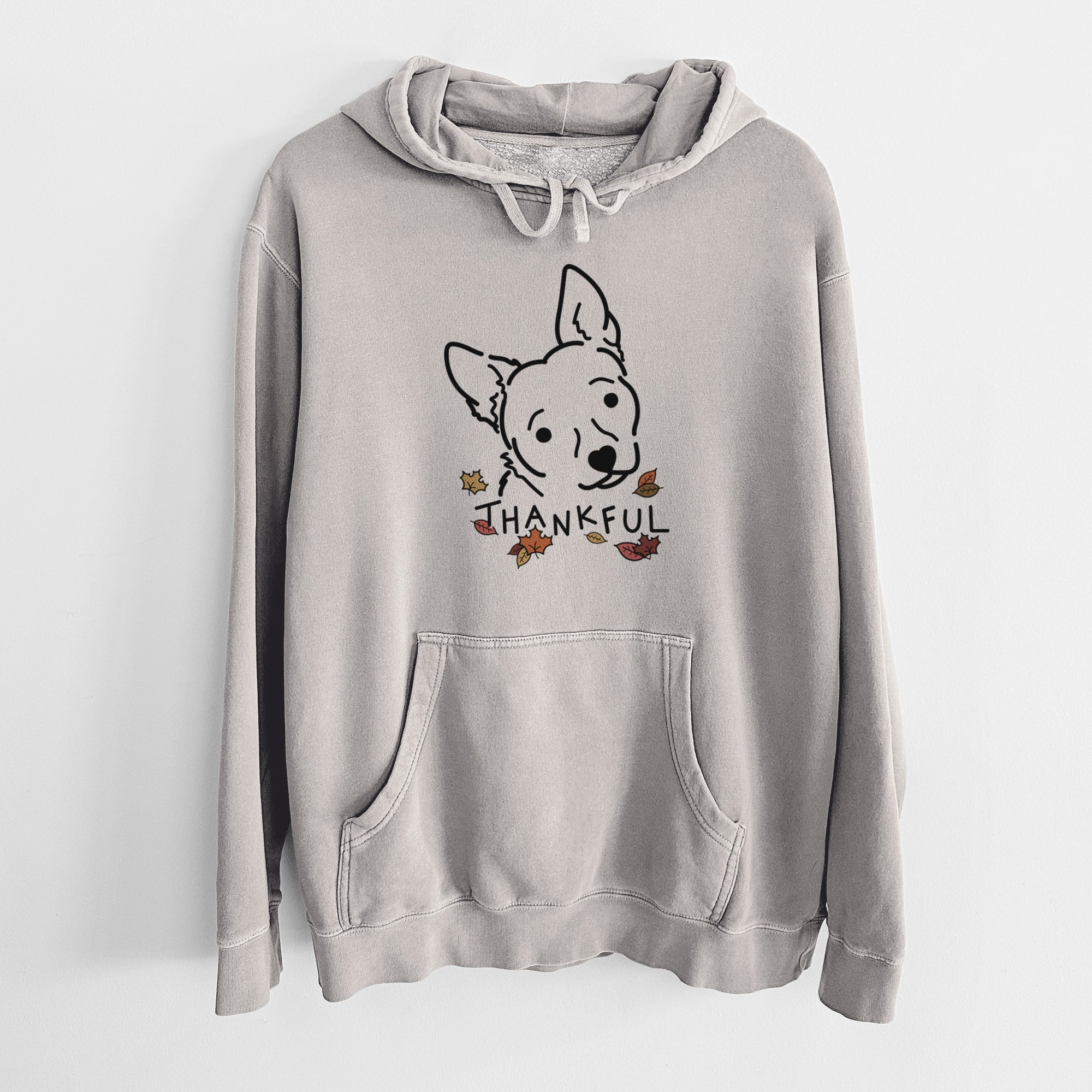 Thankful Chihuahua Mix - GiGi - Unisex Pigment Dyed Hoodie