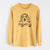 Thankful Goldendoodle - Men's Heavyweight 100% Cotton Long Sleeve