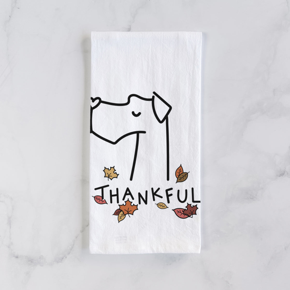 Thankful Great Dane - Tea Towel