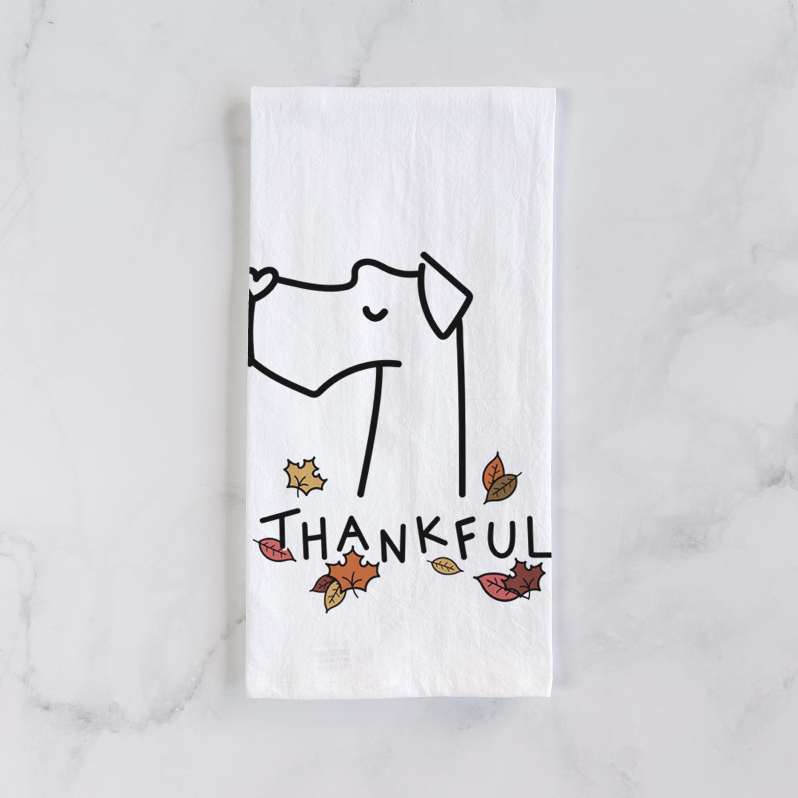 Thankful Great Dane - Tea Towel