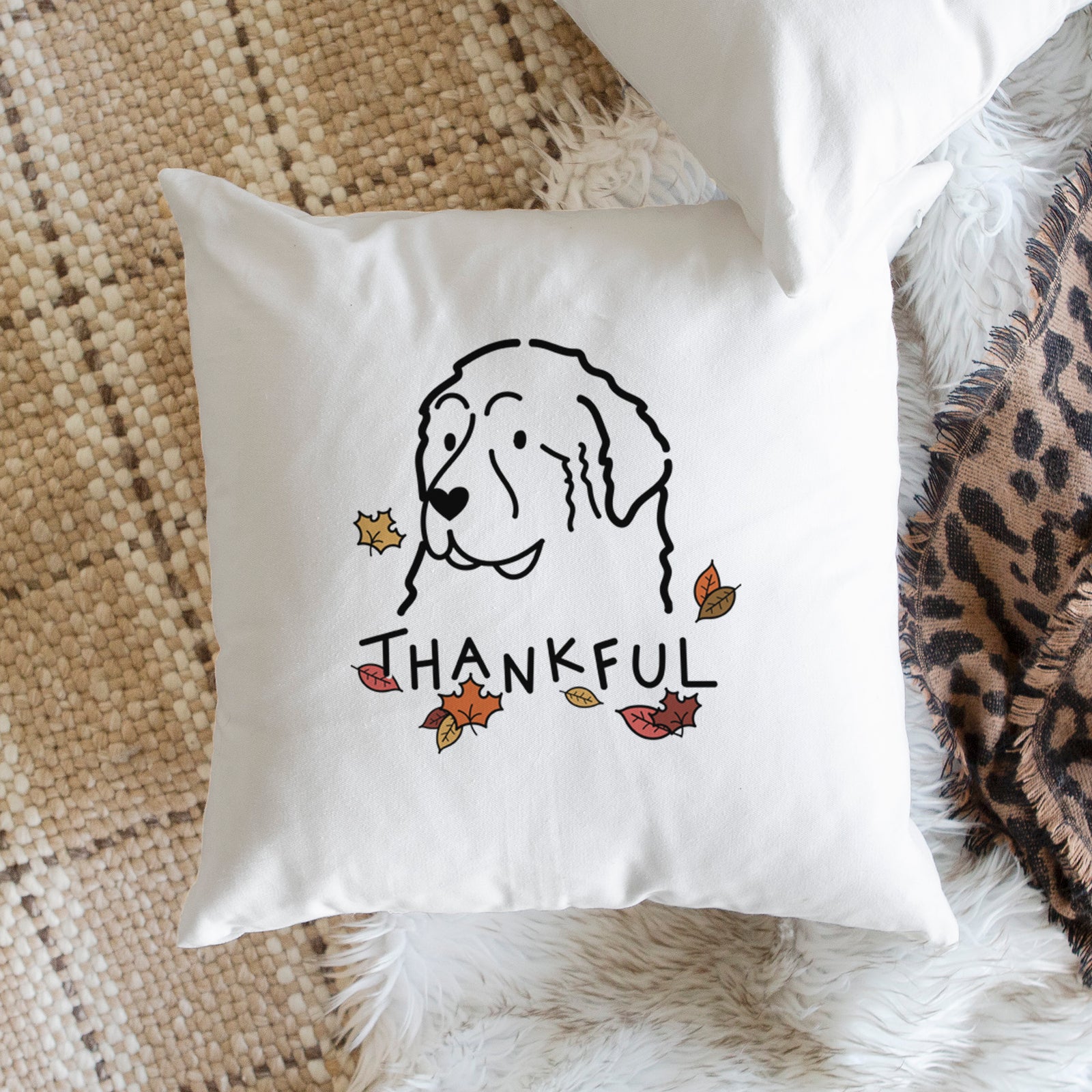 Love Always Great Pyrenees - Throw Pillow Cover