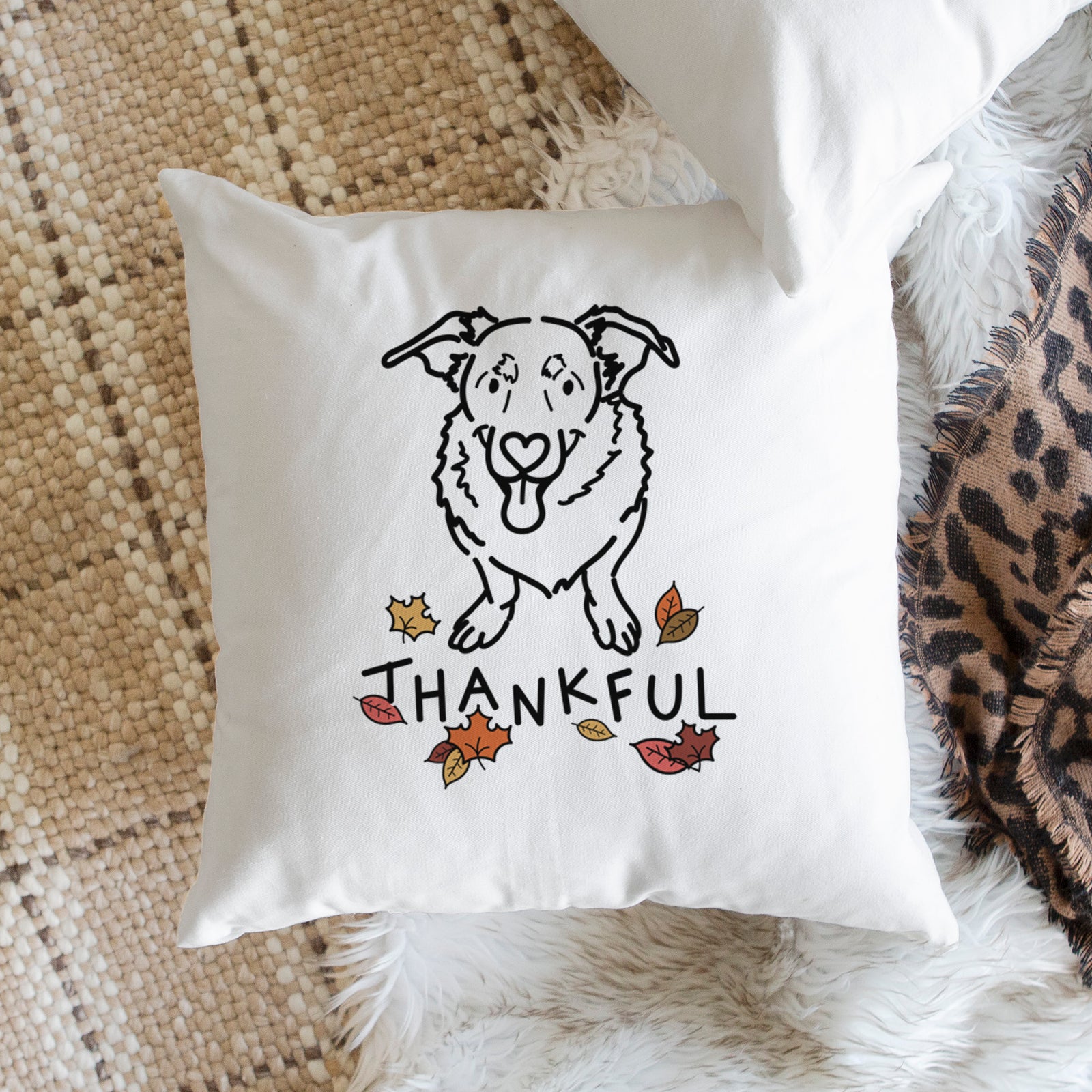 Love Always Basset Hound German Shepherd Mix - Gretchen -  Throw Pillow Cover