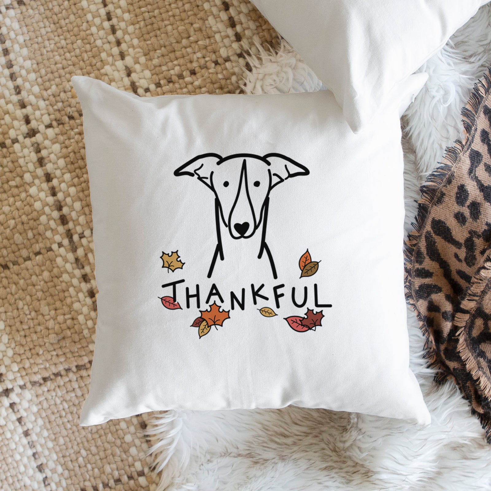 Love Always Greyhound - Throw Pillow Cover