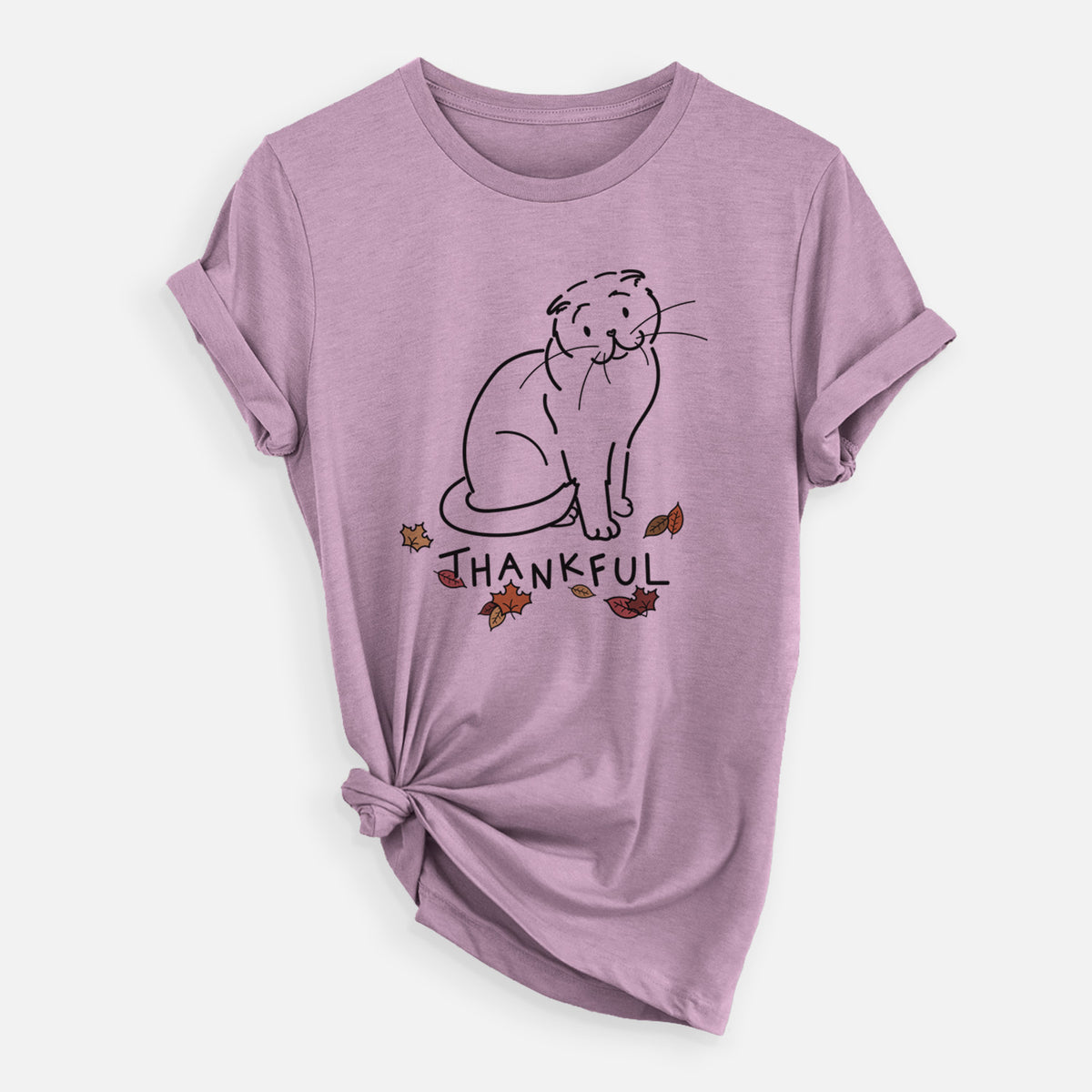 Thankful Scottish Fold Cat - Hank - Unisex Crewneck