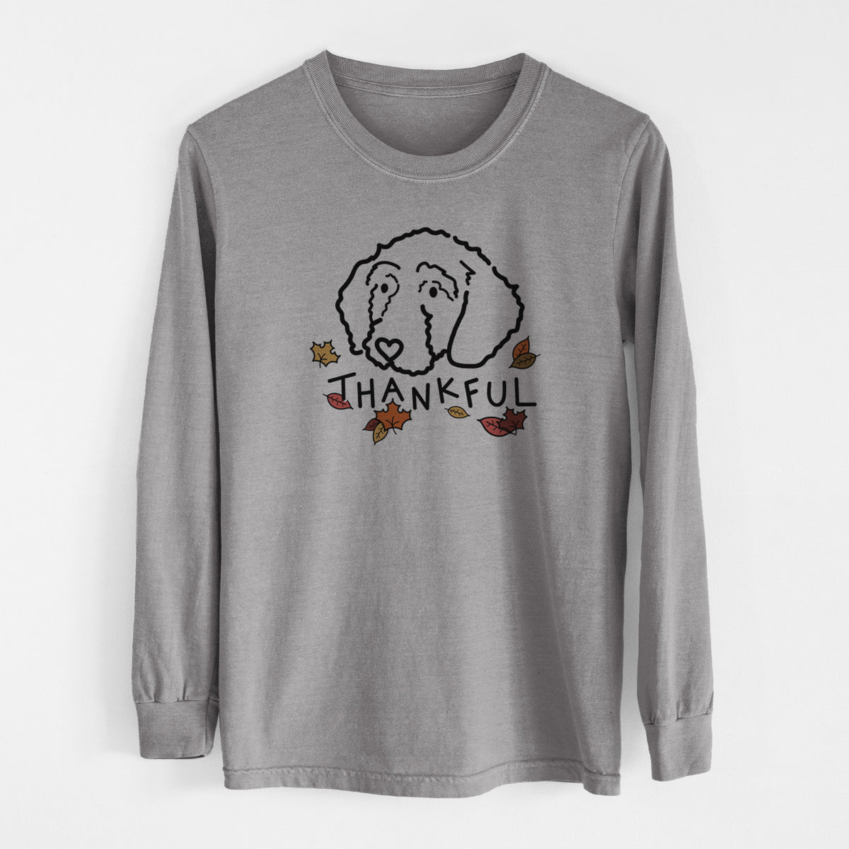 Thankful Goldendoodle - Hanna - Men's Heavyweight 100% Cotton Long Sleeve