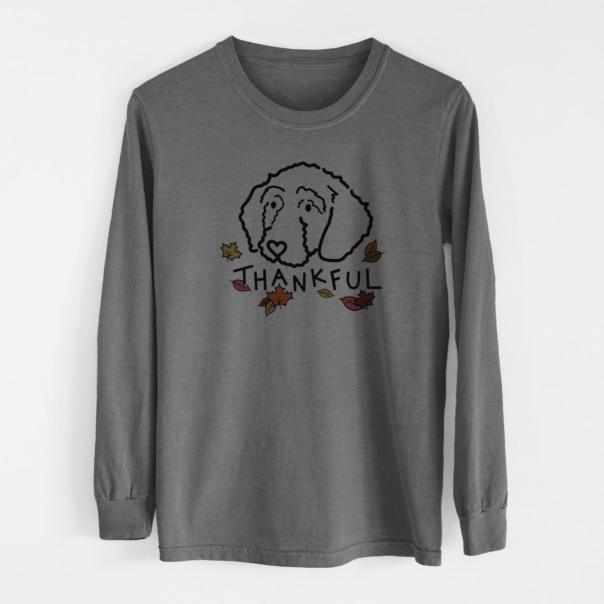 Thankful Goldendoodle - Hanna - Men's Heavyweight 100% Cotton Long Sleeve