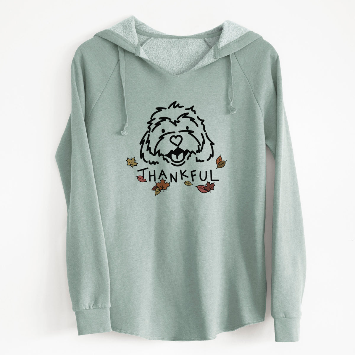 Thankful Cavachon - Harry - Cali Wave Hooded Sweatshirt