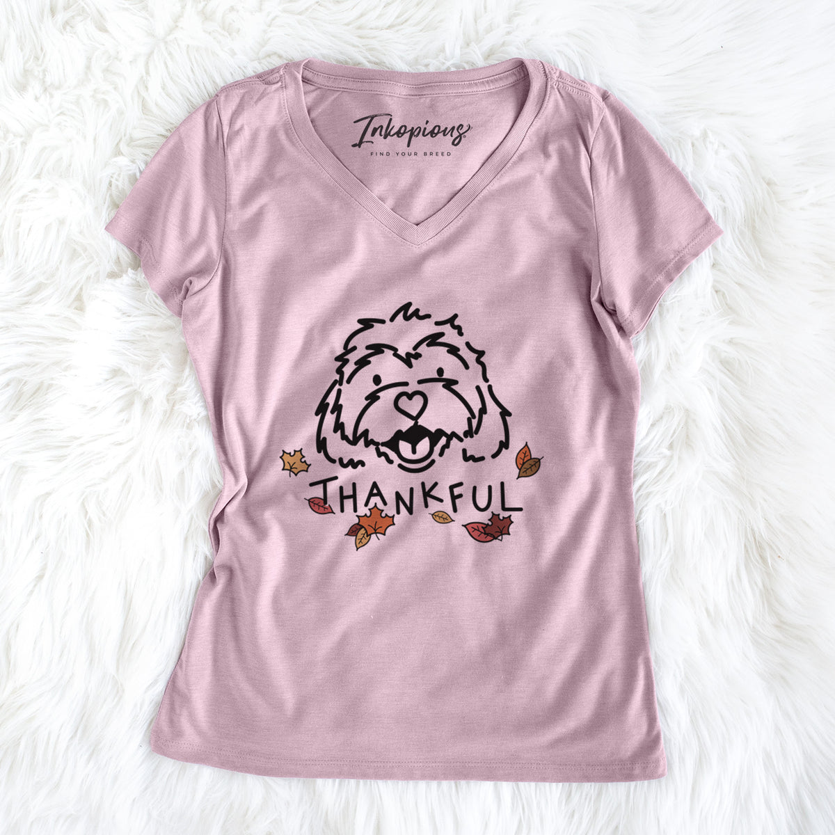Thankful Cavachon - Harry - Women's Perfect V-neck Shirt