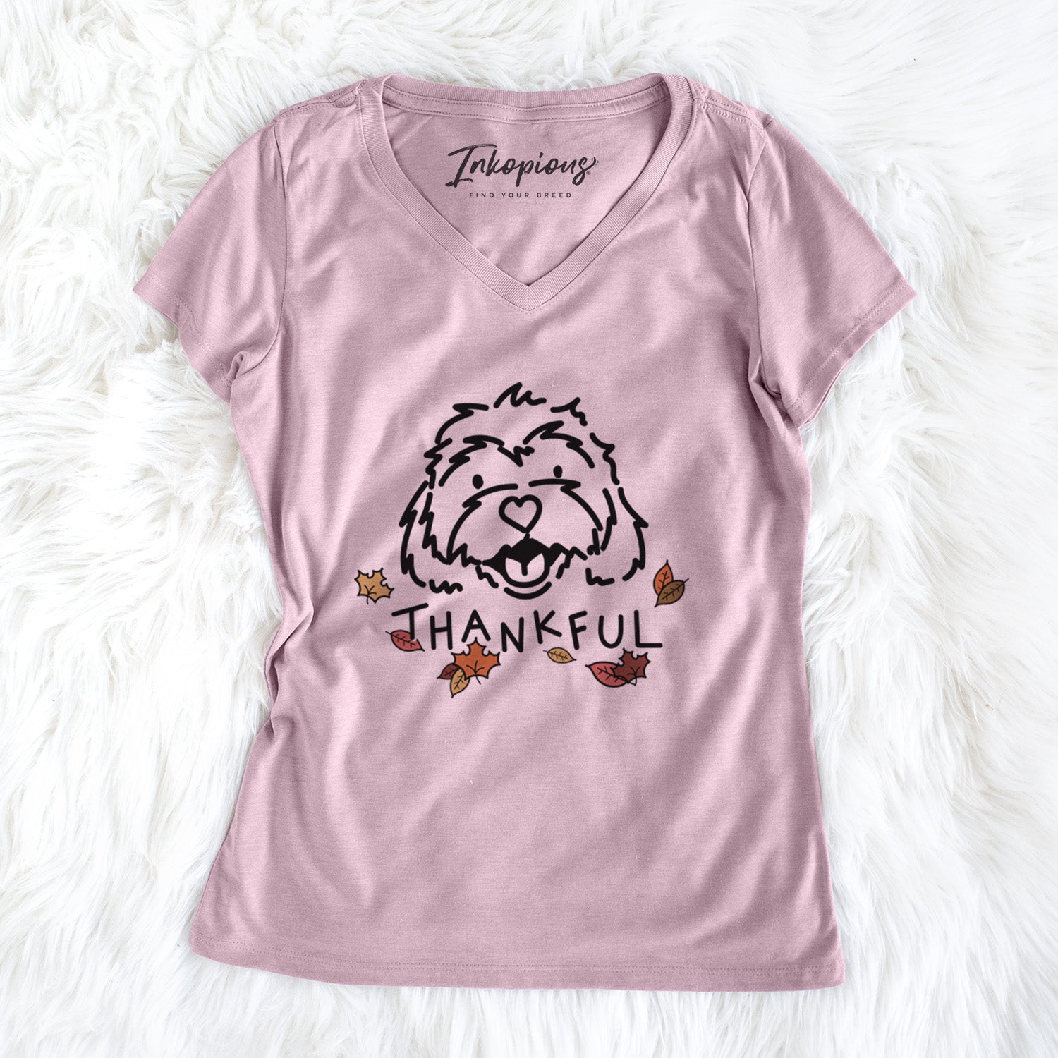 Thankful Cavachon - Harry - Women's Perfect V-neck Shirt