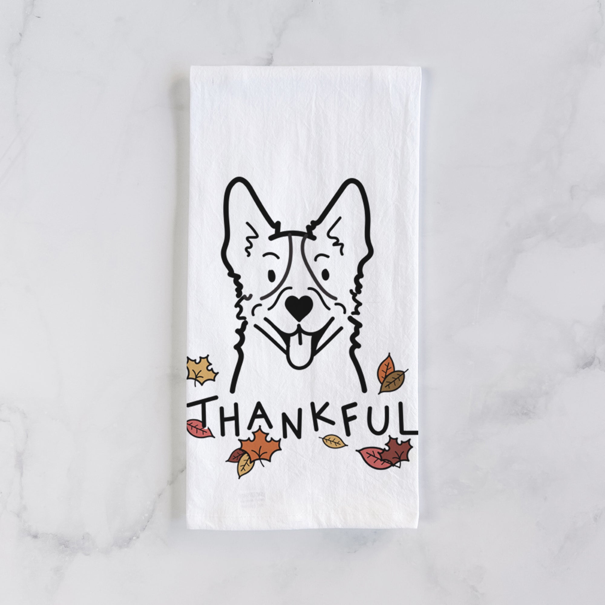 Thankful Heeler - Tea Towel