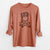 Thankful Wire Dachshund - Henry - Men's Heavyweight 100% Cotton Long Sleeve