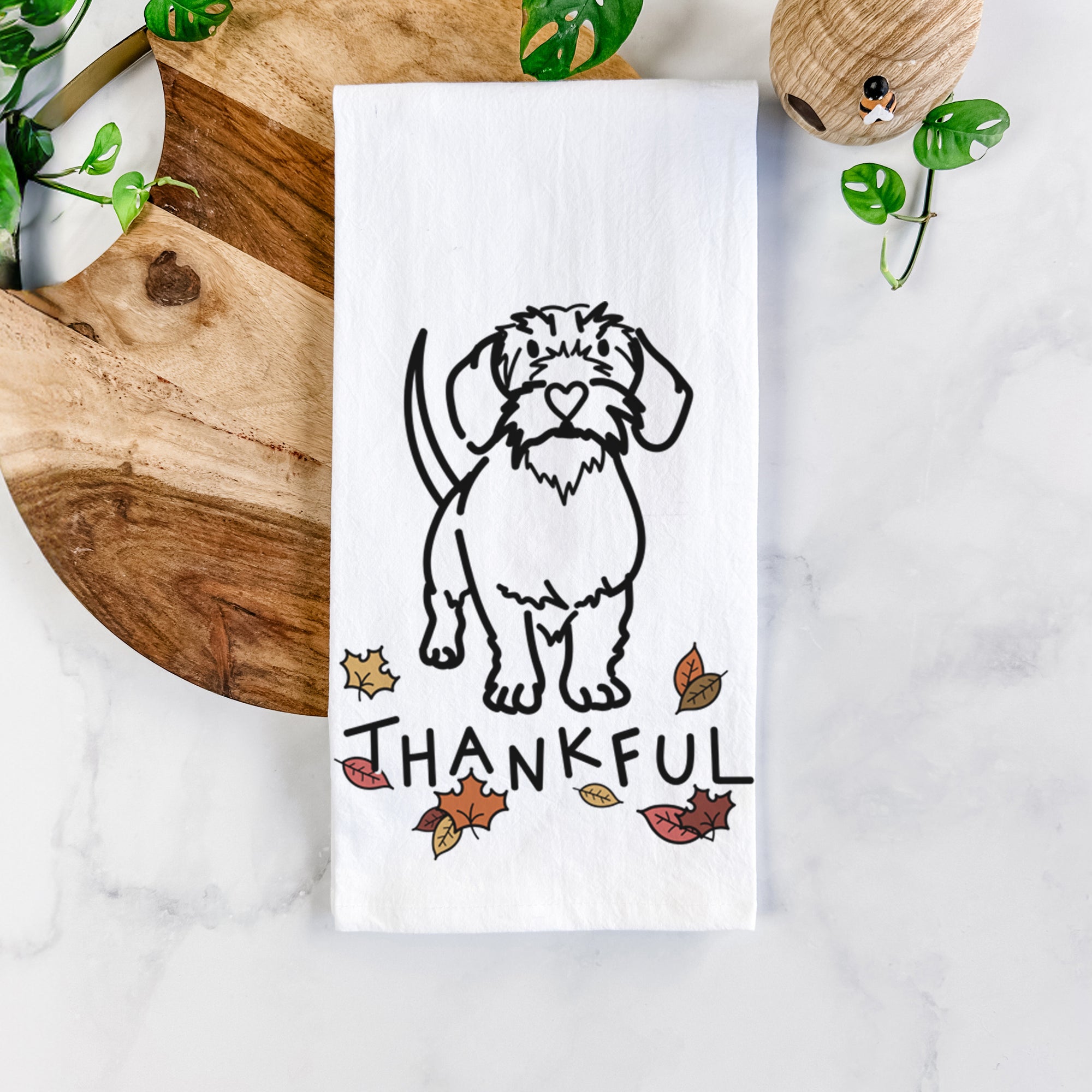 Thankful Wire Dachshund - Henry - Tea Towel