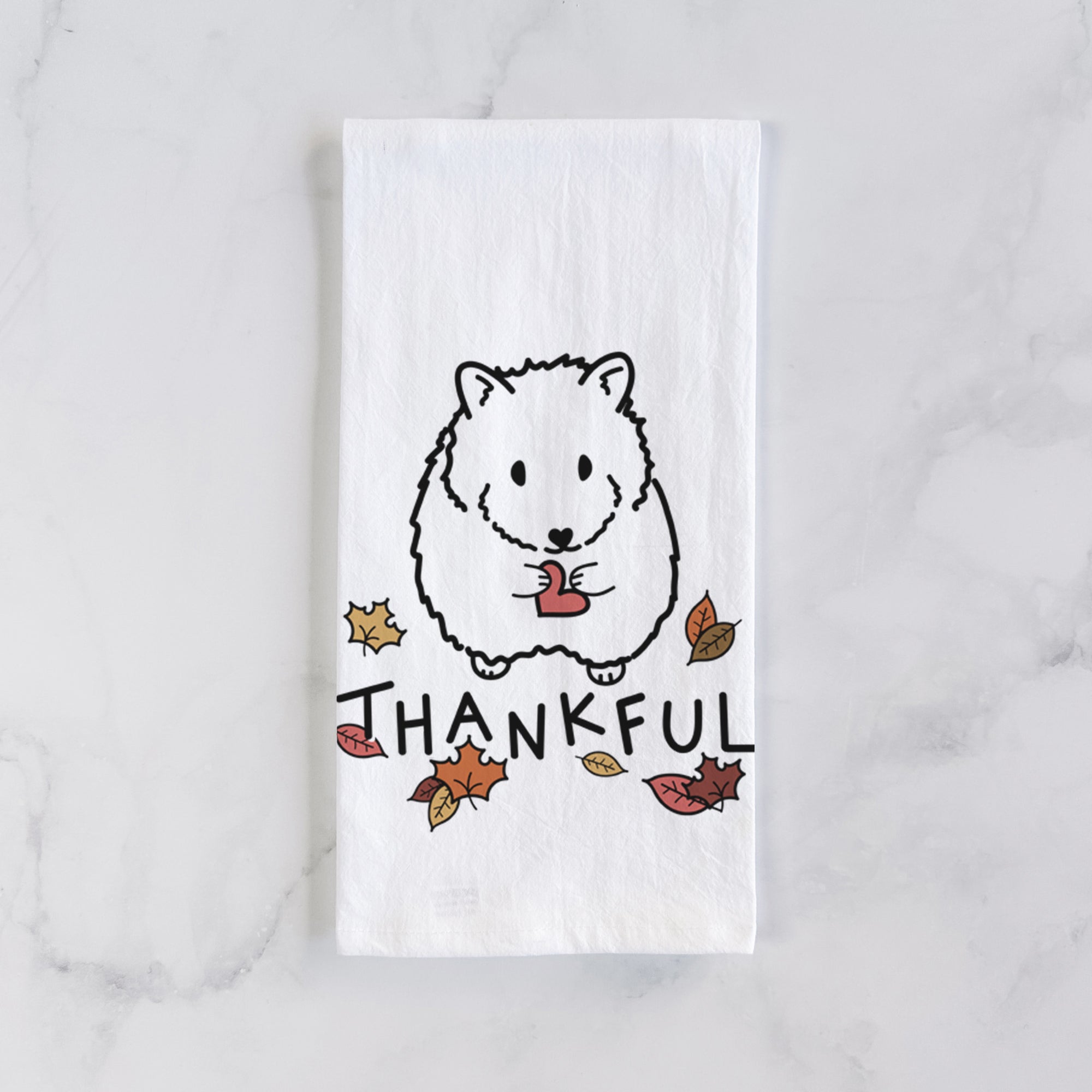 Thankful Hamster - Hilga - Tea Towel