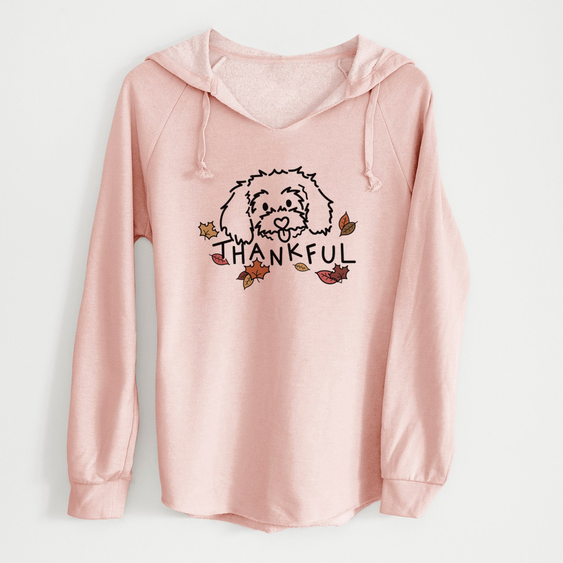 Thankful Maltipoo - Holly - Cali Wave Hooded Sweatshirt