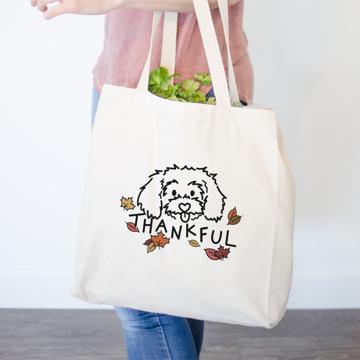 Thankful Maltipoo - Holly - Tote Bag