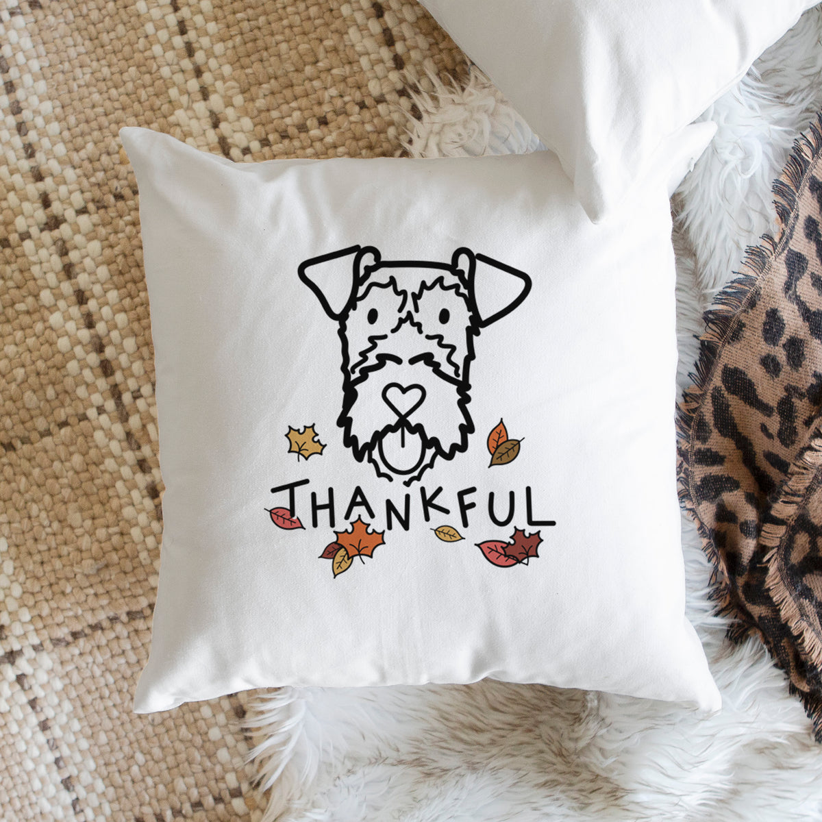 Love Always Irish Terrier - Throw Pillow Cover