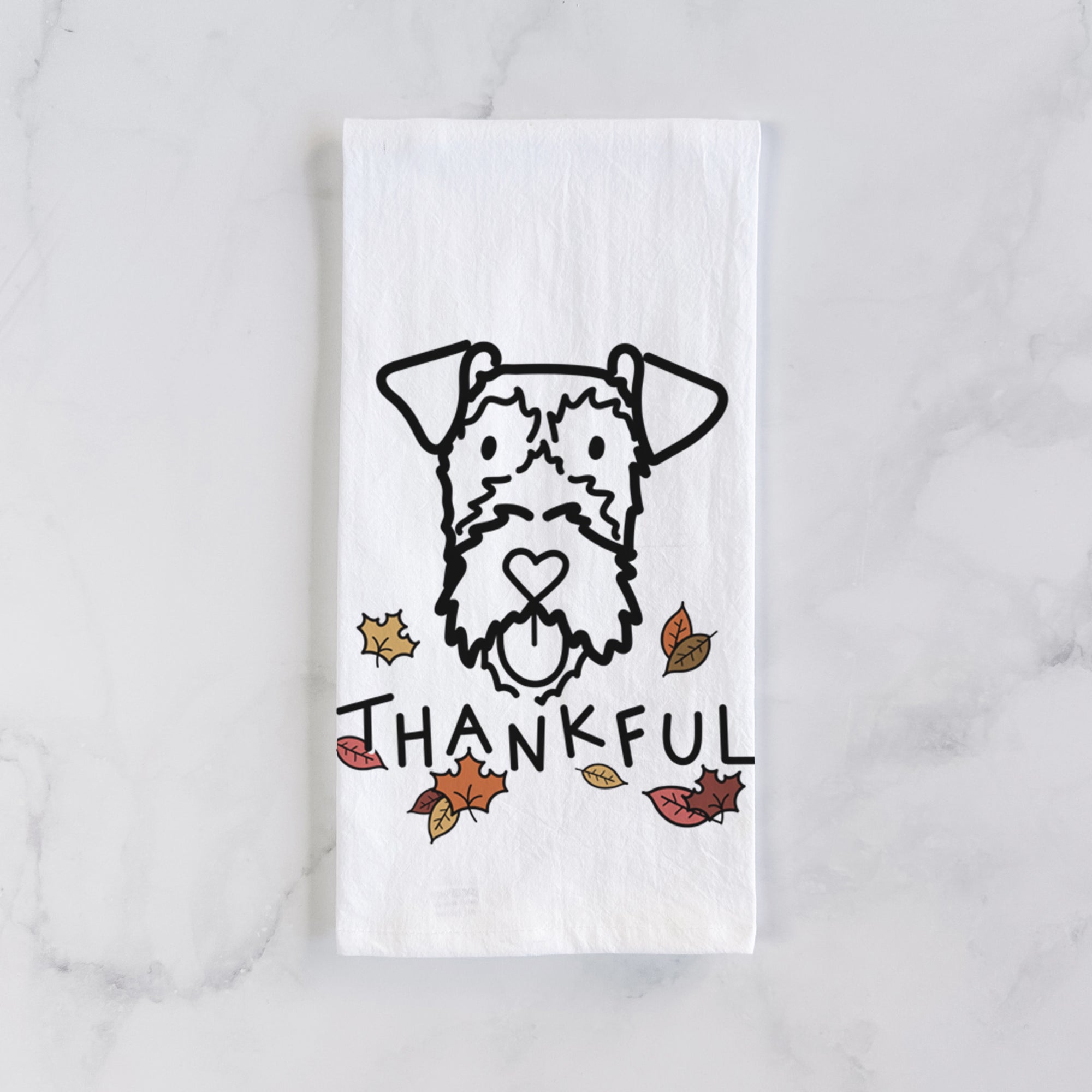 Thankful Irish Terrier - Tea Towel