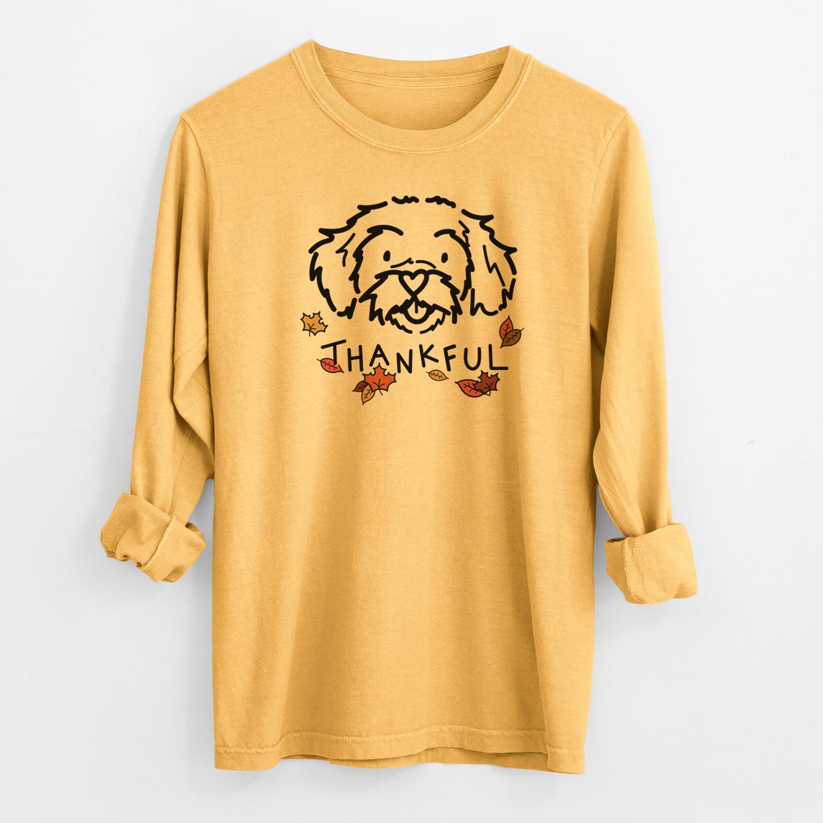 Thankful Peekapoo - Jo Jo - Heavyweight 100% Cotton Long Sleeve
