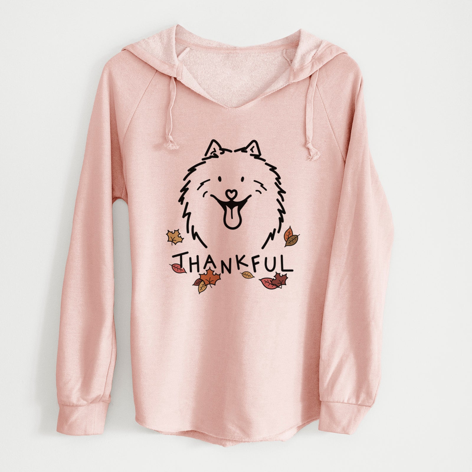 Thankful Samoyed - Johnny - Cali Wave Hooded Sweatshirt