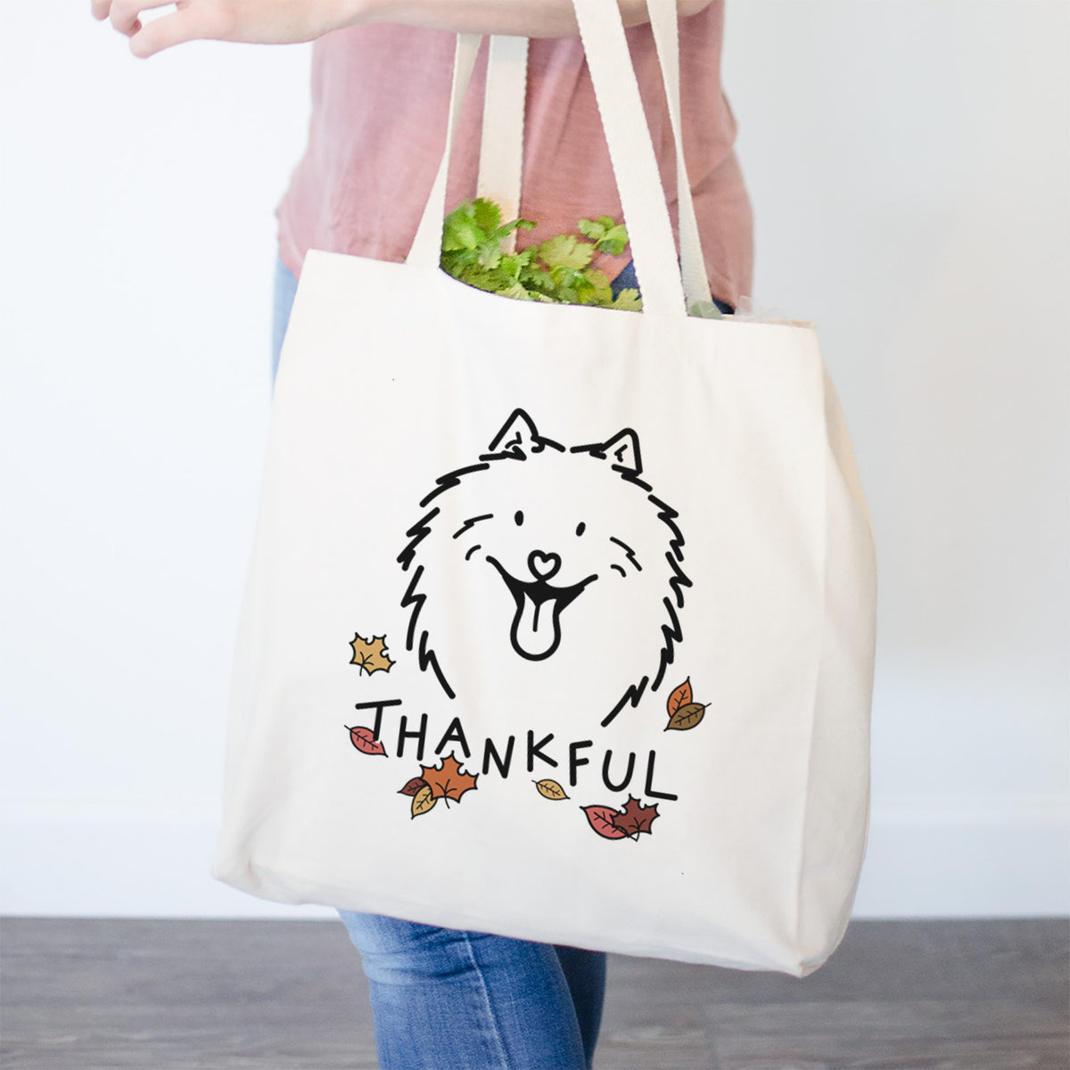 Thankful Samoyed - Johnny - Tote Bag