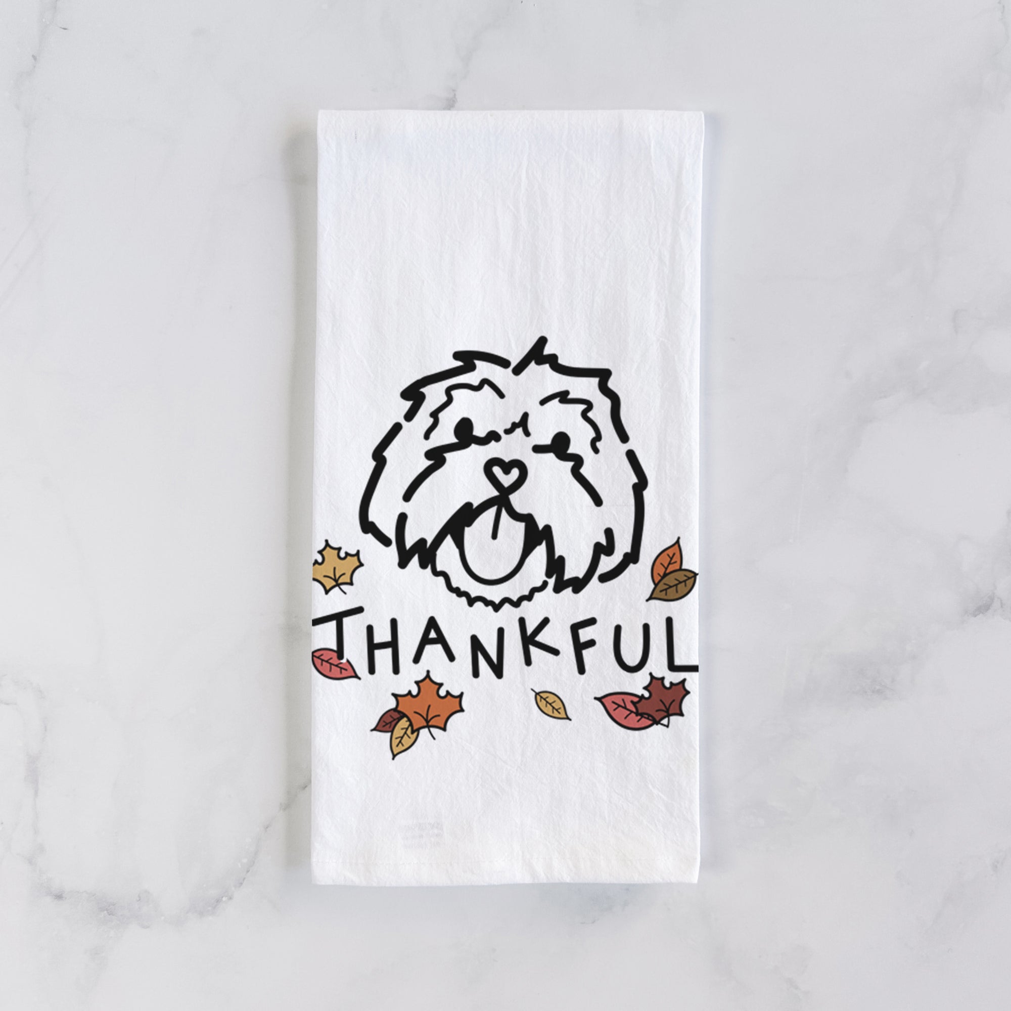 Thankful Lhasa Apso - Keia - Tea Towel