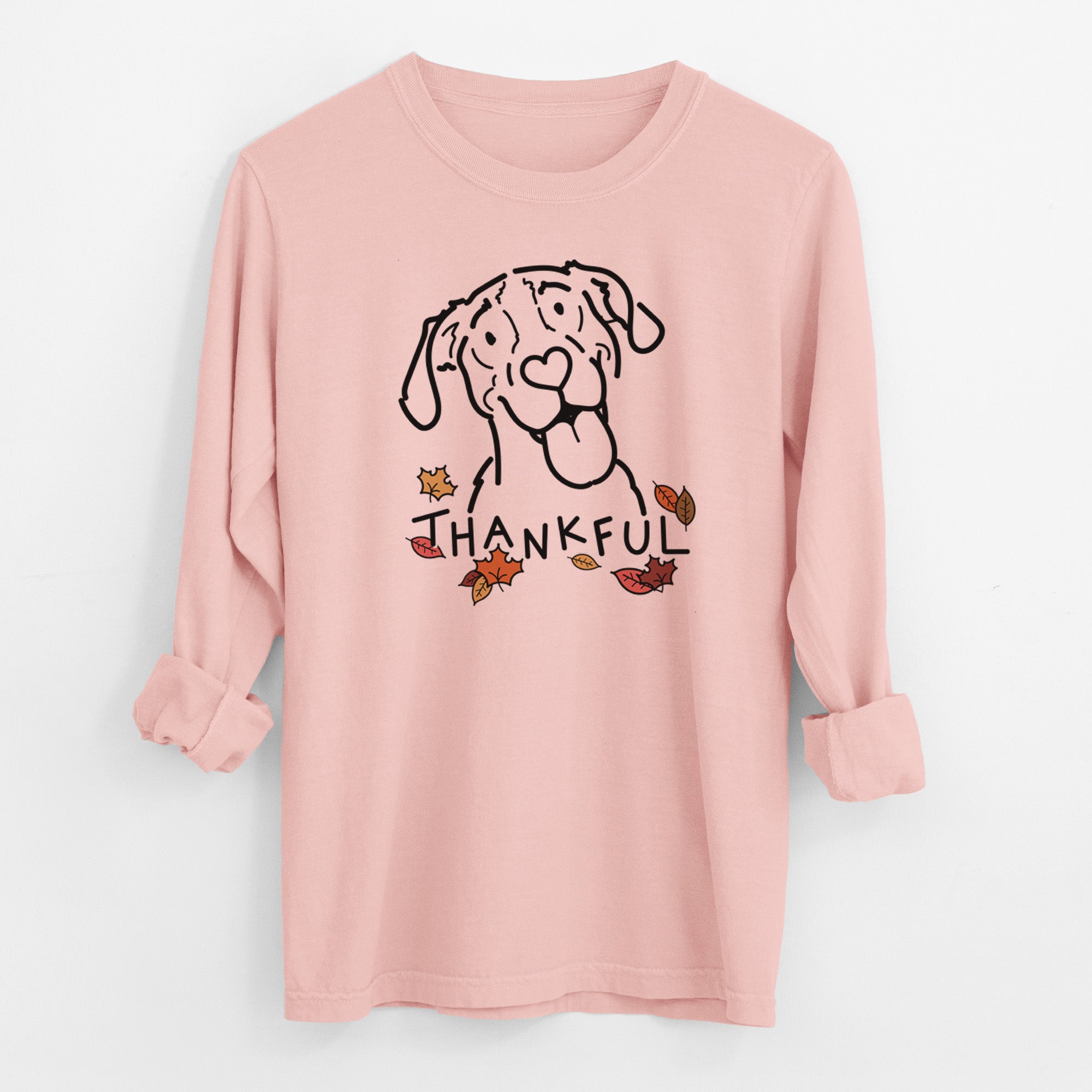 Thankful Treeing Walker Coonhound - Kimble - Men's Heavyweight 100% Cotton Long Sleeve