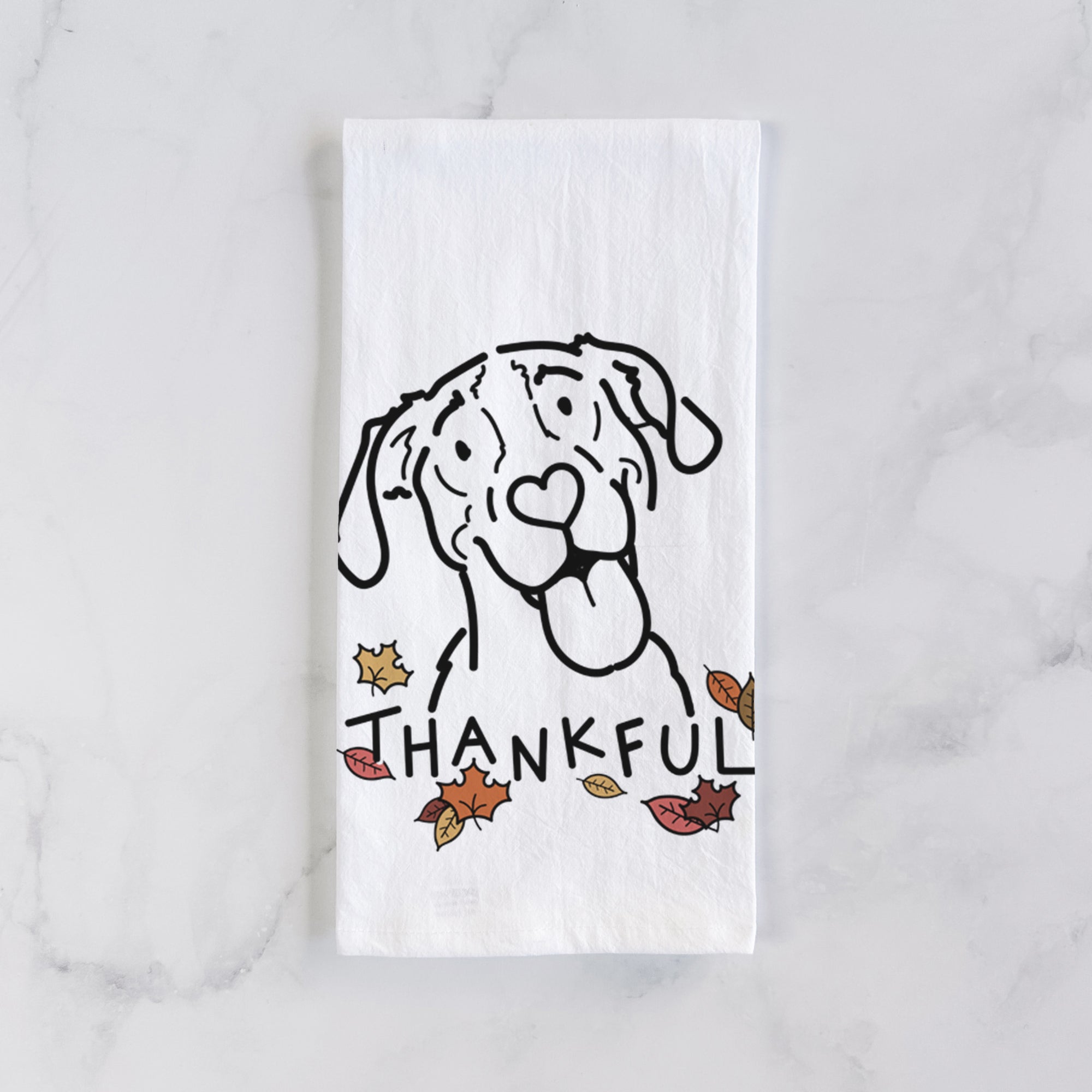 Thankful Treeing Walker Coonhound - Kimble - Tea Towel