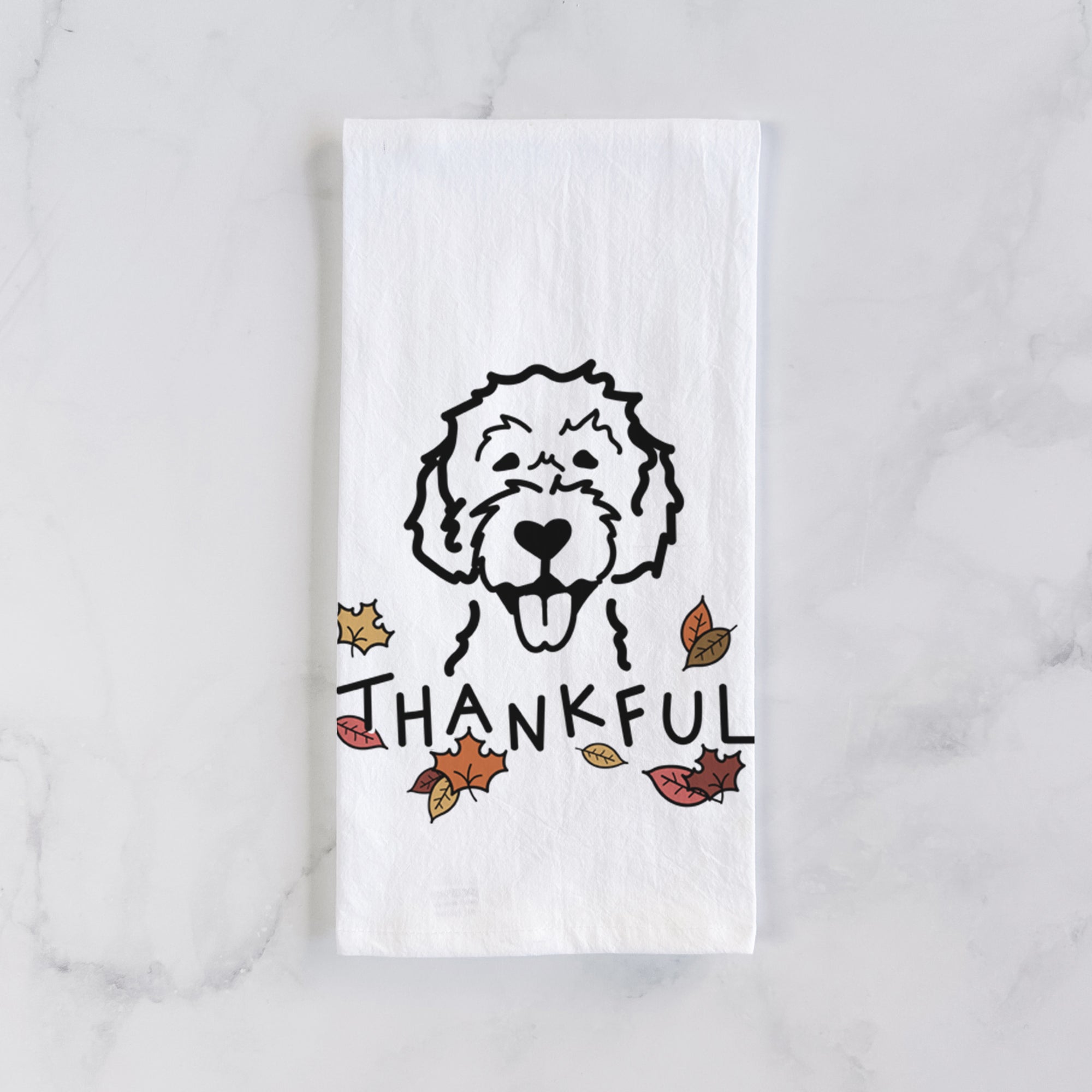 Thankful Labradoodle - Tea Towel