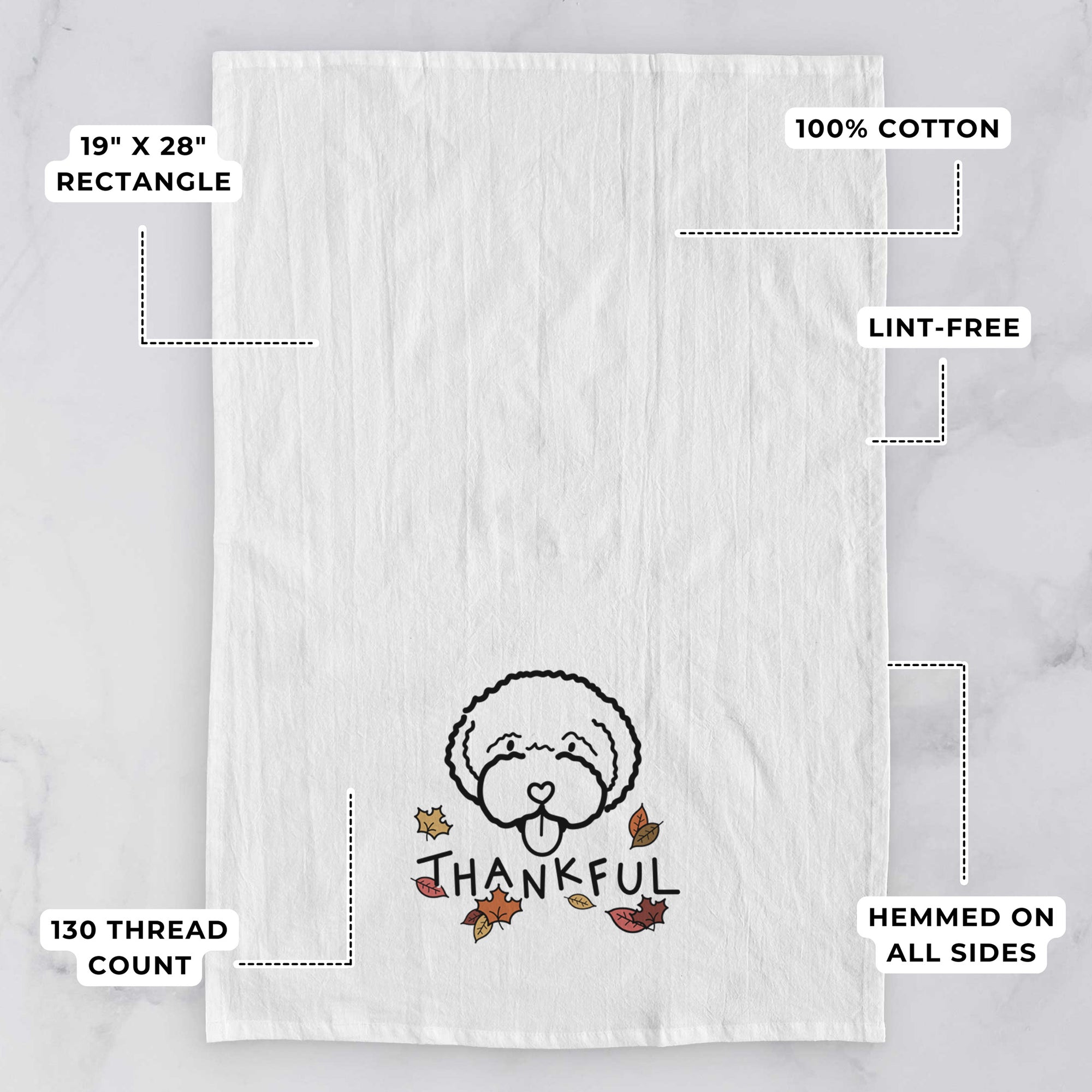 Thankful Lagotta Romagnolo - Tea Towel