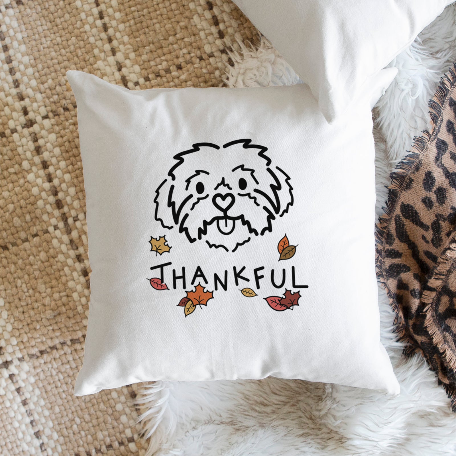 Love Always Shih Tzu - Leo -  Throw Pillow Cover