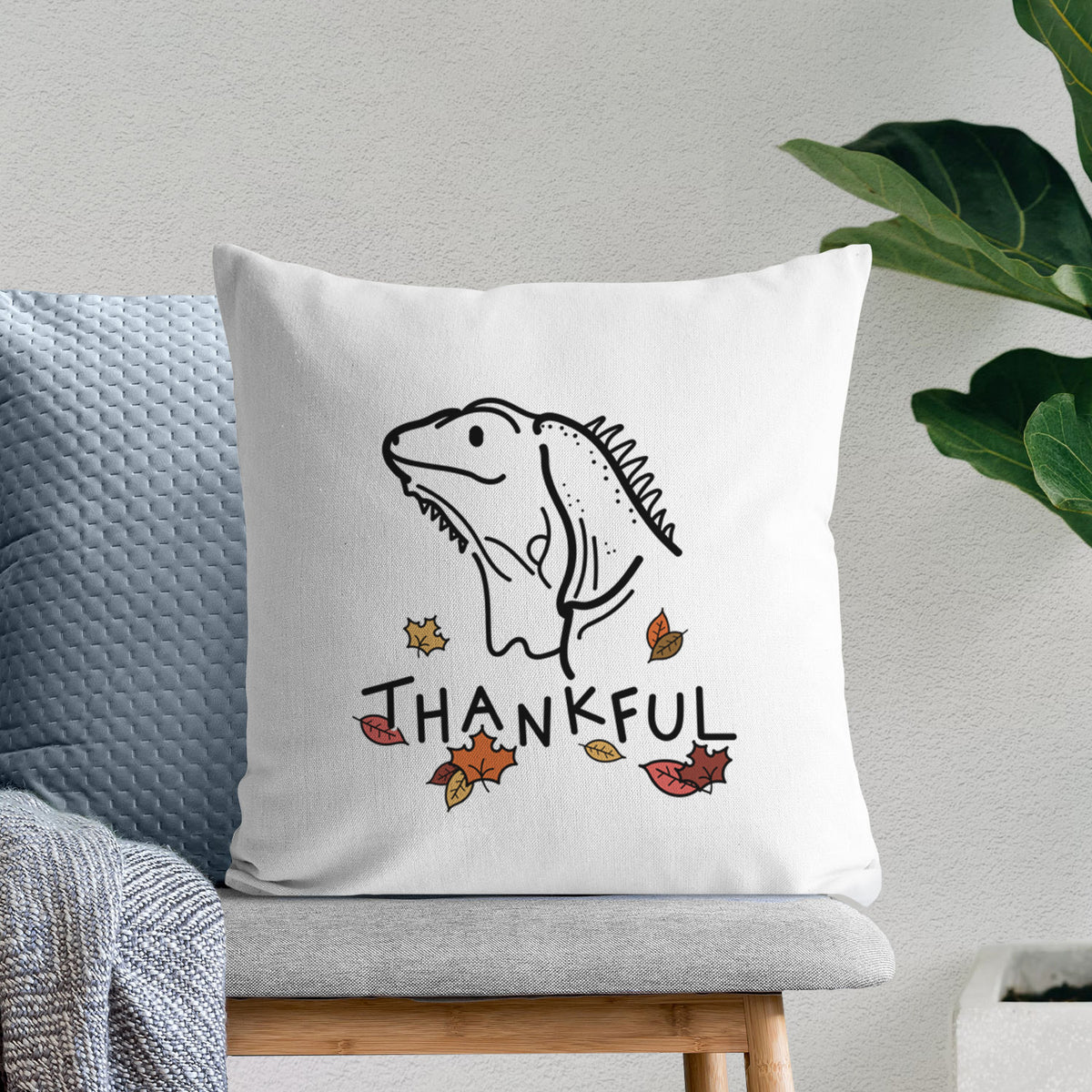 Love Always Iguana - Louie -  Throw Pillow Cover