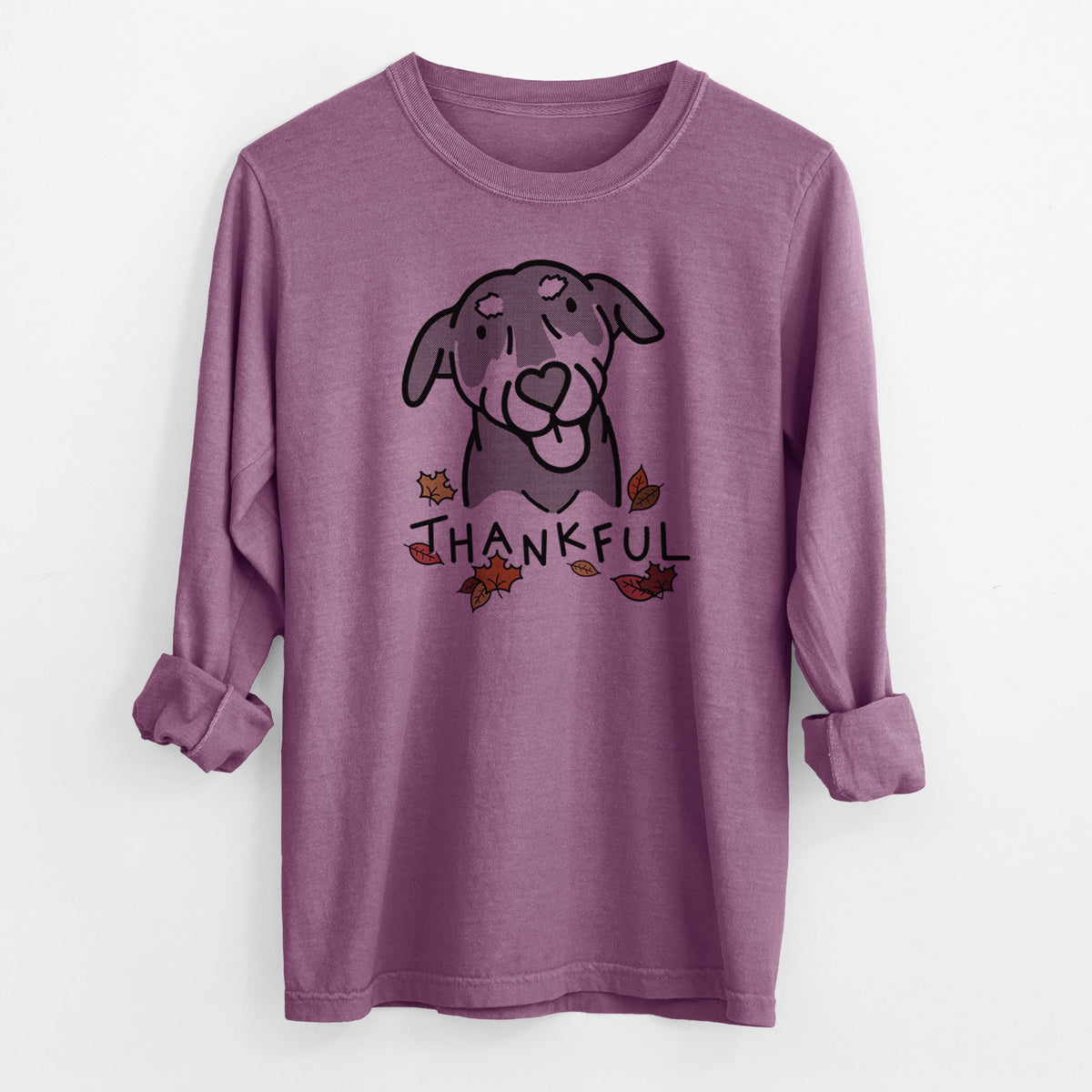 Thankful Mixed Breed - Lousia - Men's Heavyweight 100% Cotton Long Sleeve