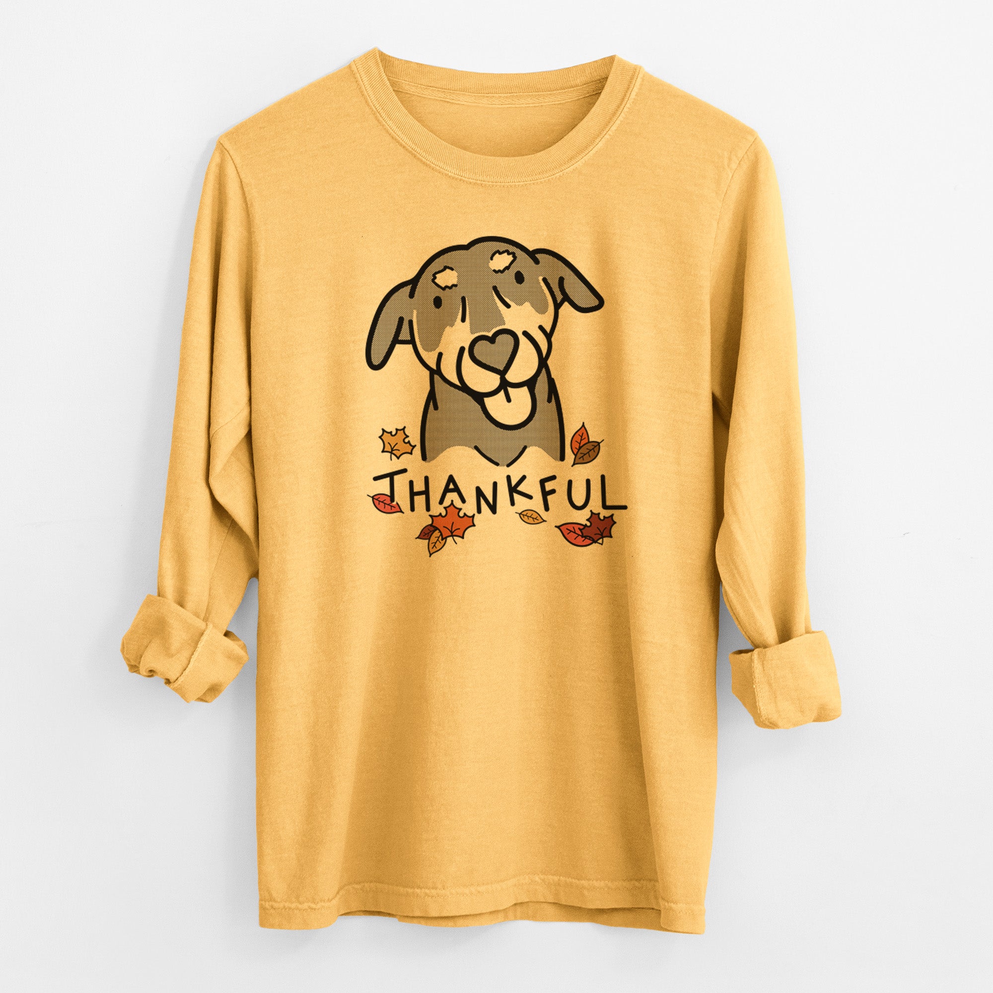 Thankful Mixed Breed - Lousia - Men's Heavyweight 100% Cotton Long Sleeve