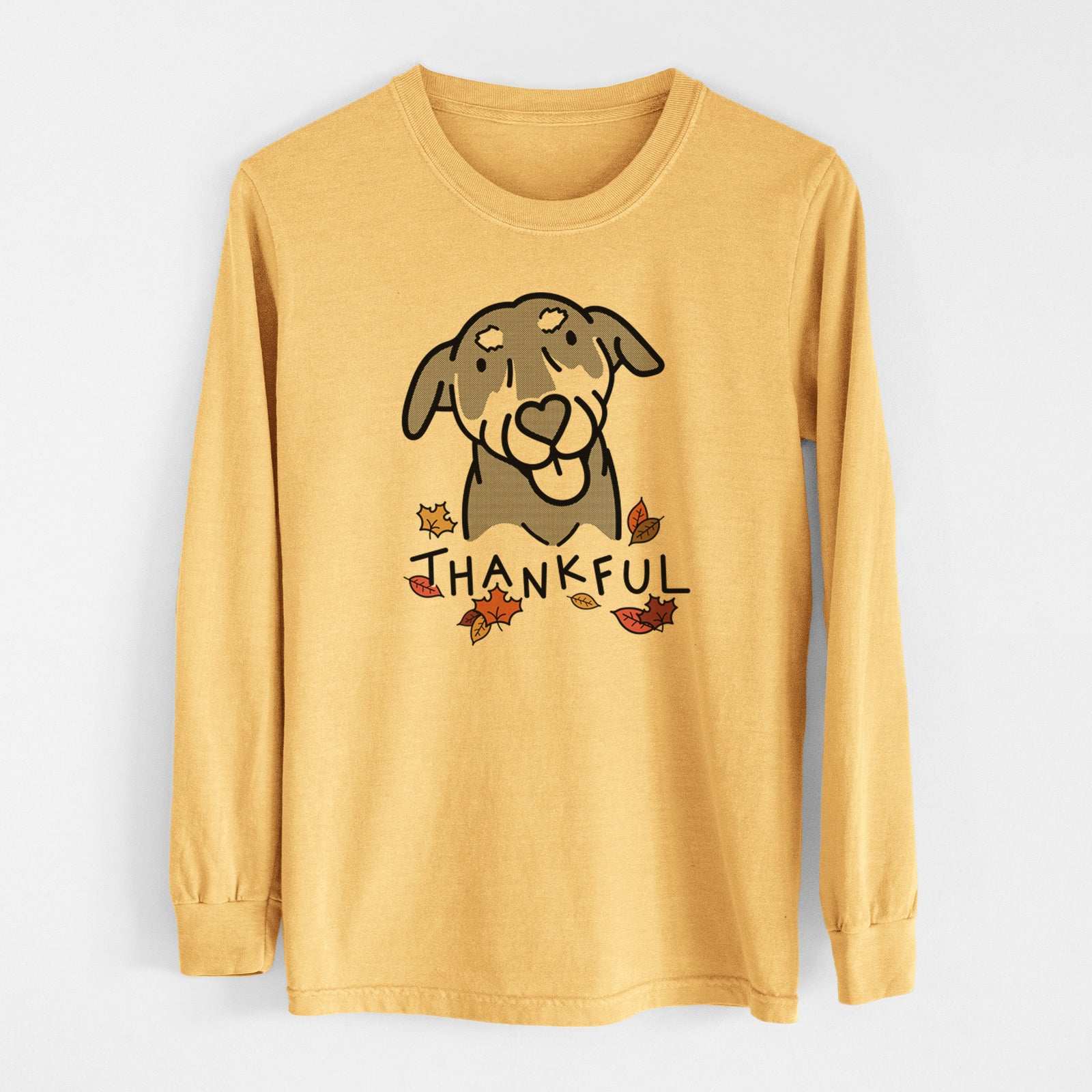 Thankful Mixed Breed - Lousia - Men's Heavyweight 100% Cotton Long Sleeve