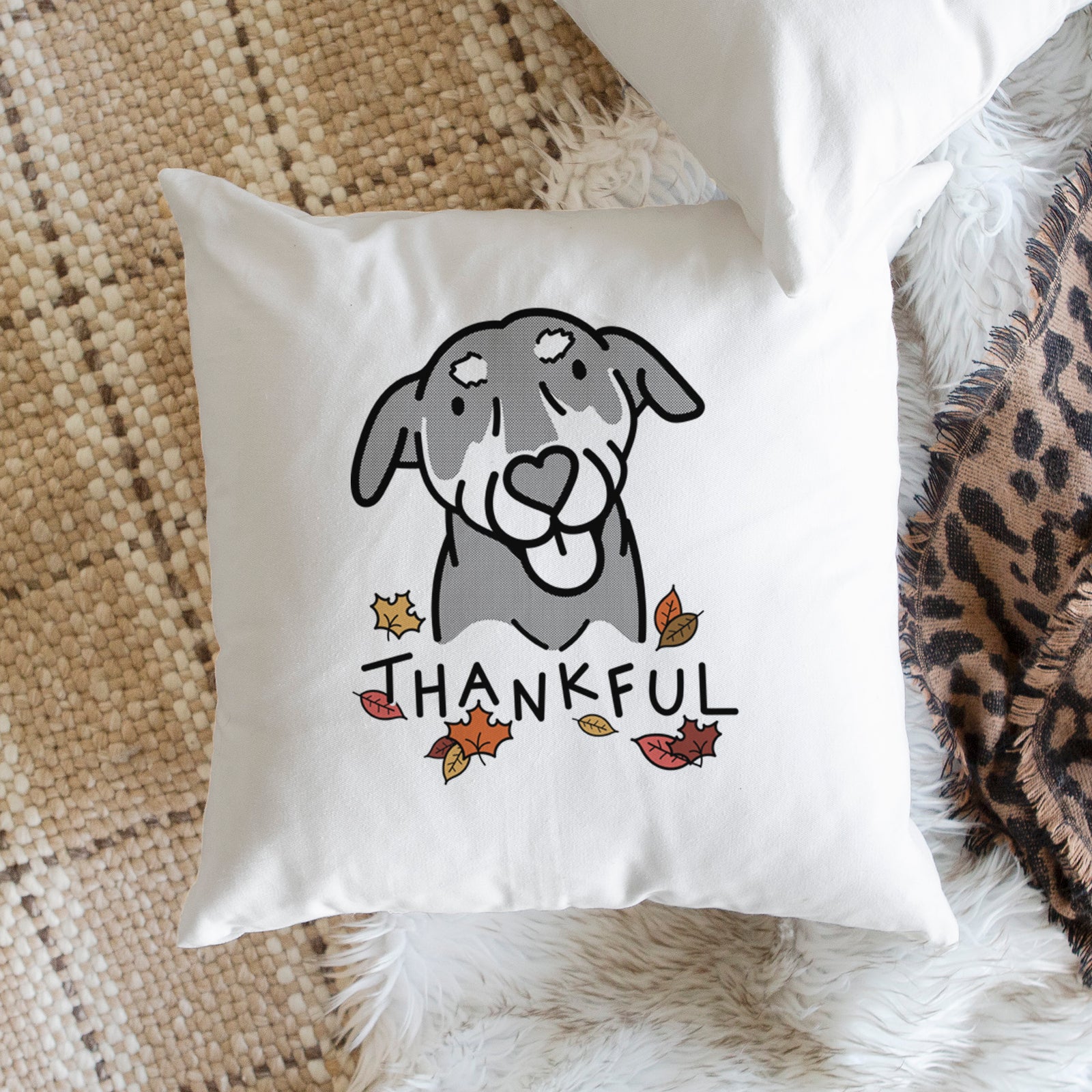 Love Always Mixed Breed - Lousia -  Throw Pillow Cover