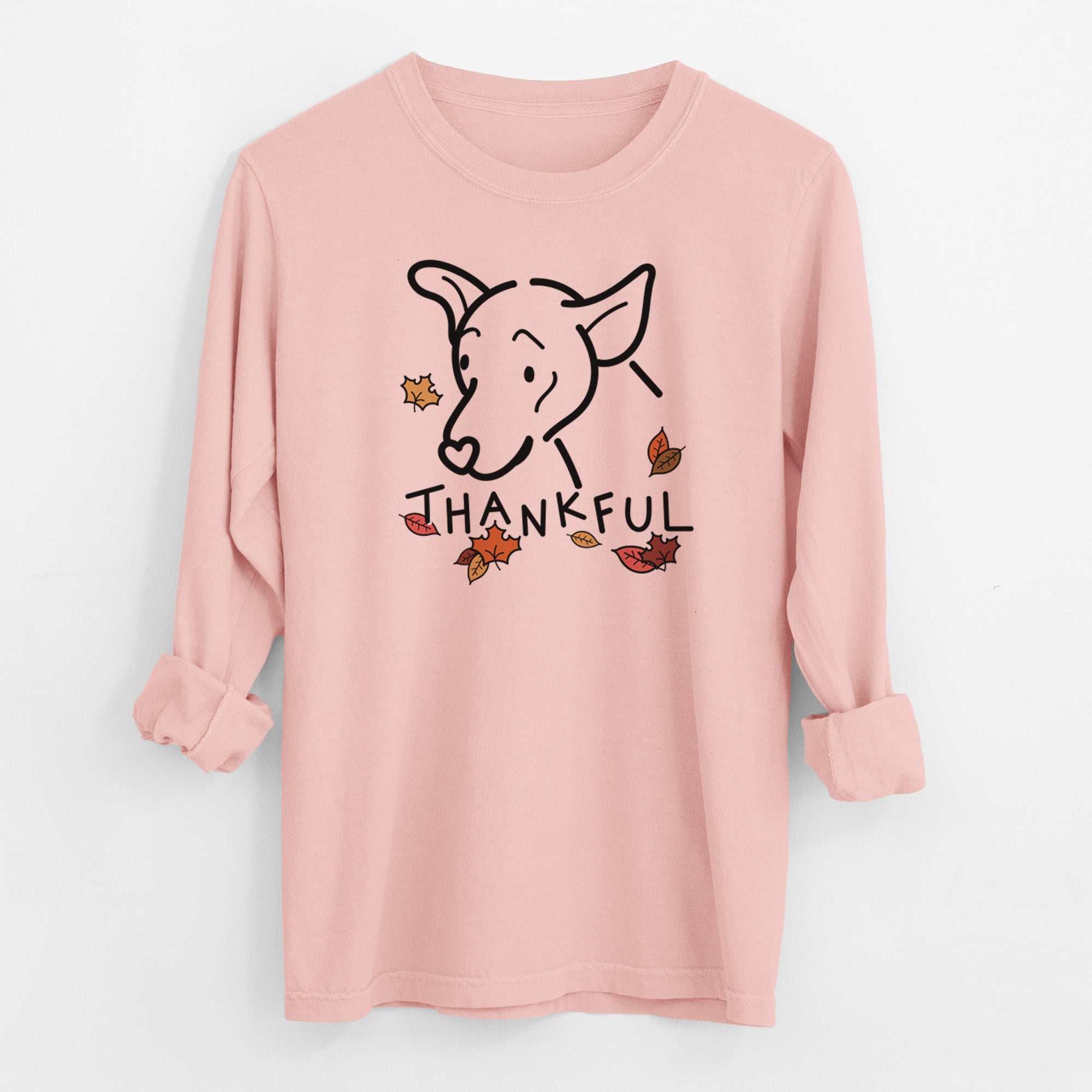 Thankful Mixed Breed - Lucky - Men's Heavyweight 100% Cotton Long Sleeve