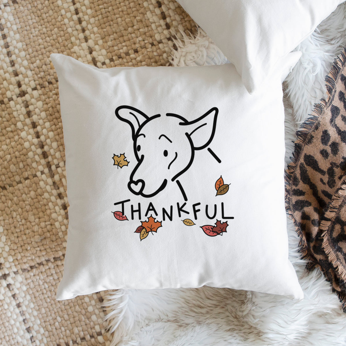 Love Always Mixed Breed - Lucky -  Throw Pillow Cover