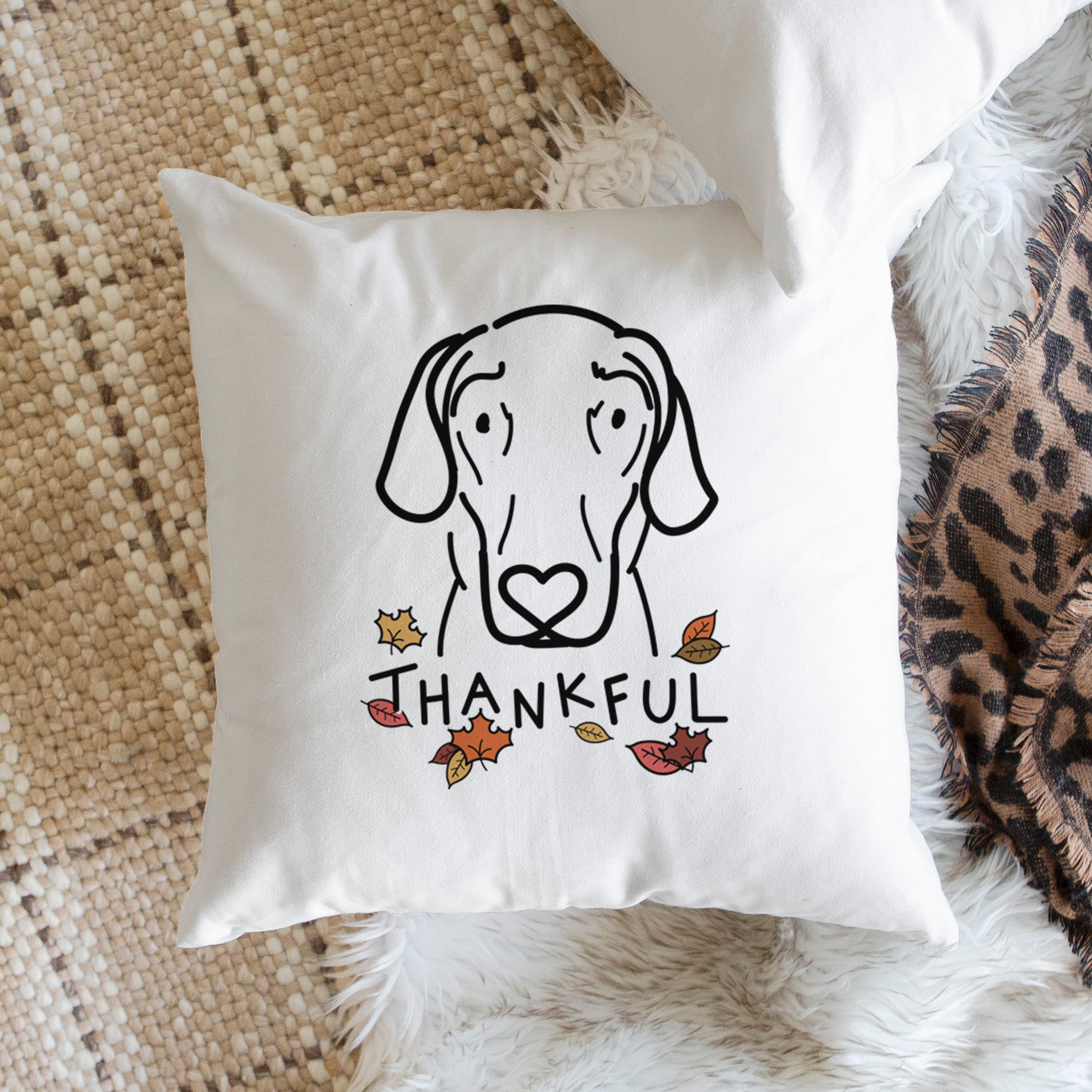 Love Always Great Dane - Lucy -  Throw Pillow Cover