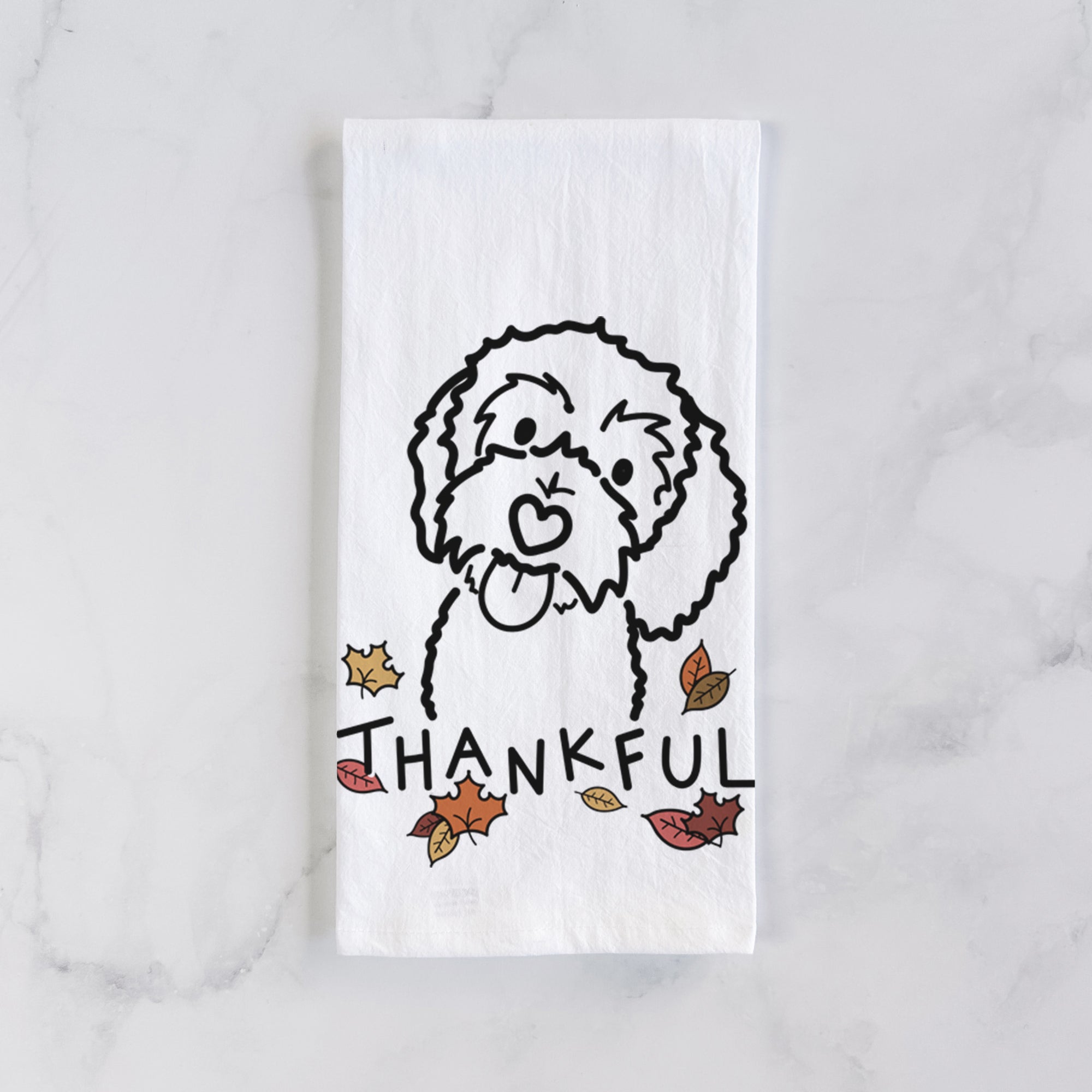 Thankful Bernedoodle - Mabel - Tea Towel