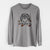 Thankful Japanese Chin - Macha - Men's Heavyweight 100% Cotton Long Sleeve