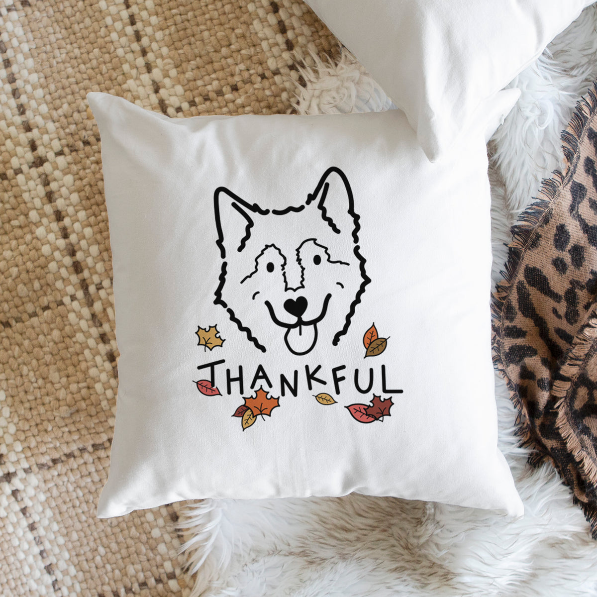 Love Always Alaskan Malamute - Max -  Throw Pillow Cover