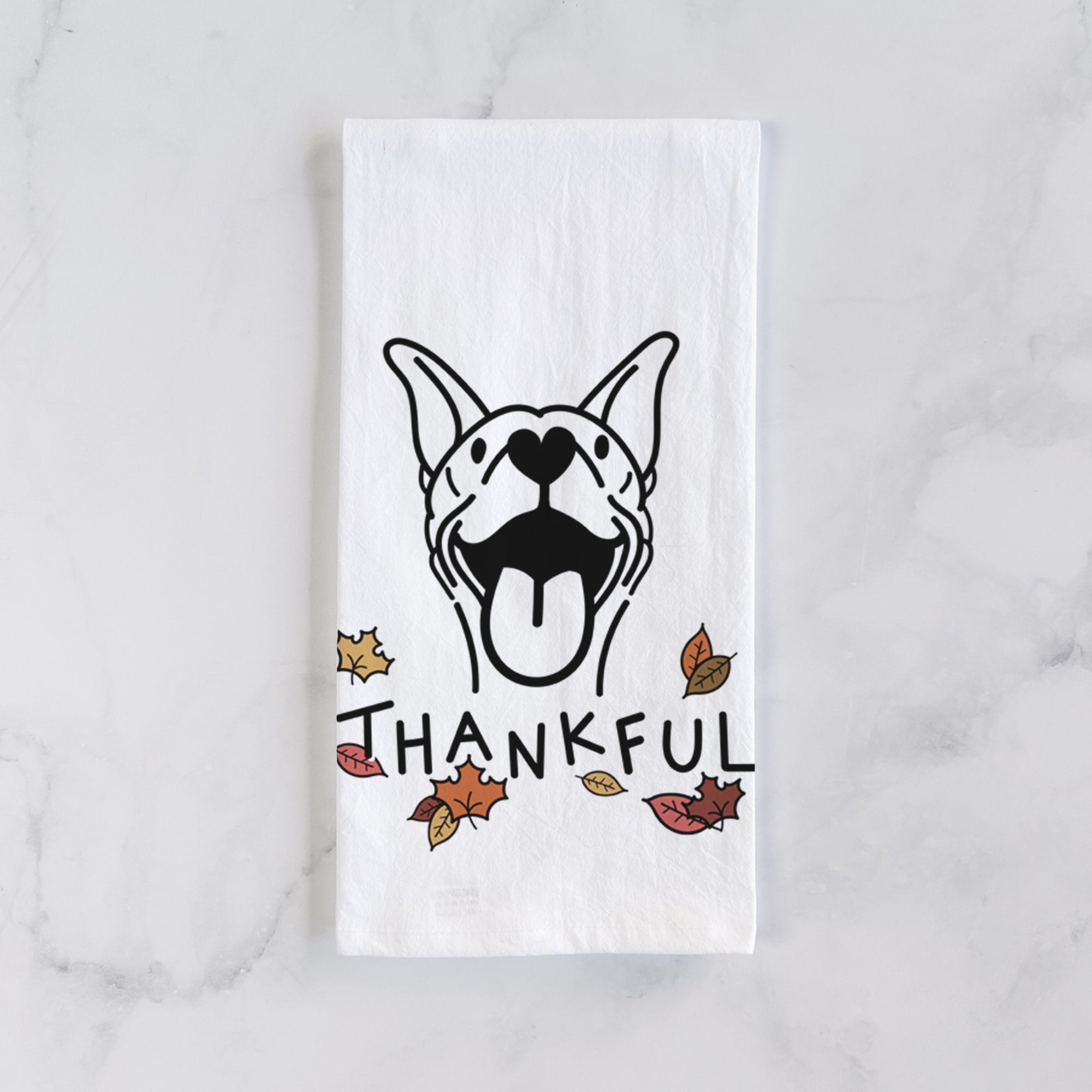 Thankful Basenji - Merlin - Tea Towel