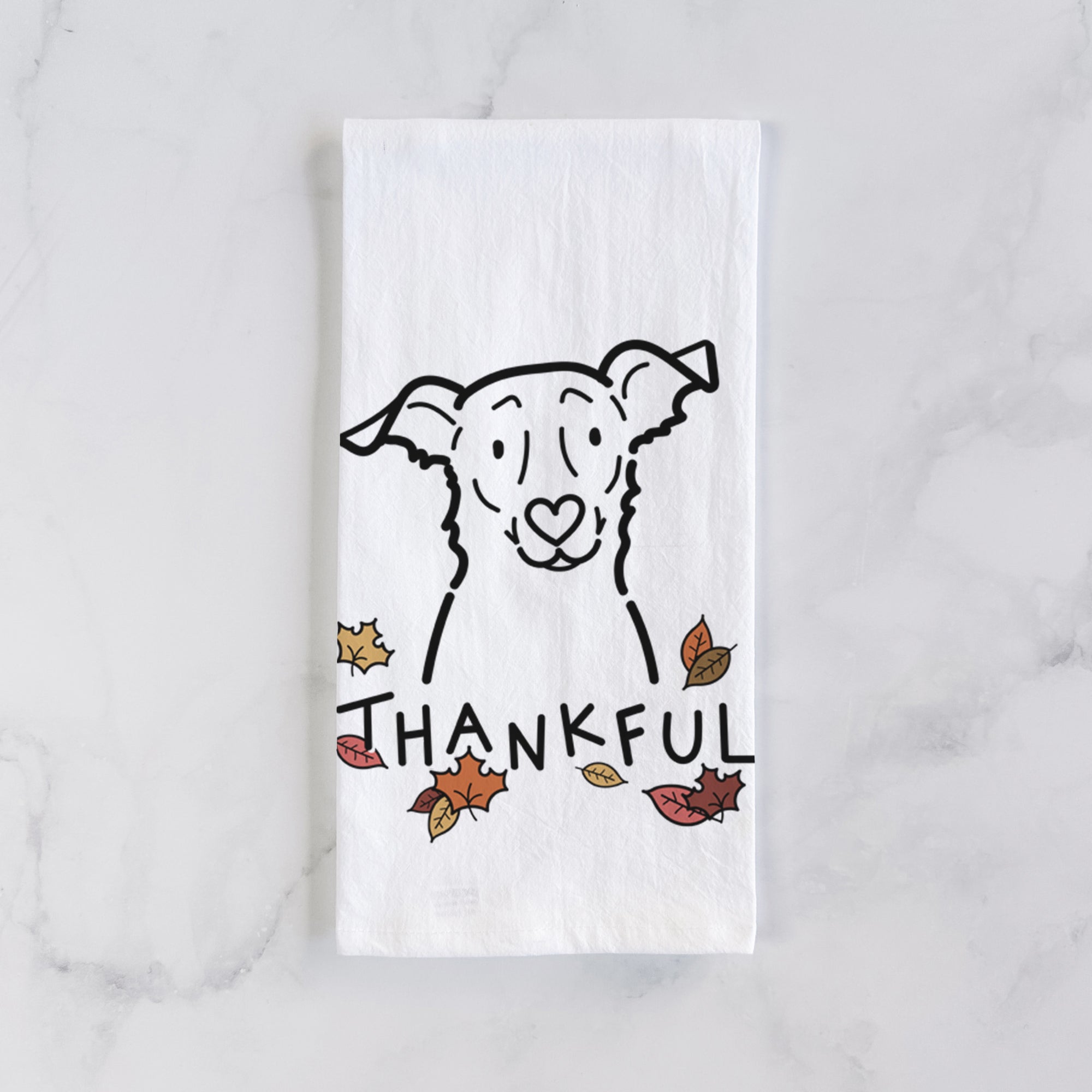 Thankful Border Collie Mix - Millie - Tea Towel