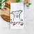 Thankful Border Collie Mix - Millie - Tea Towel