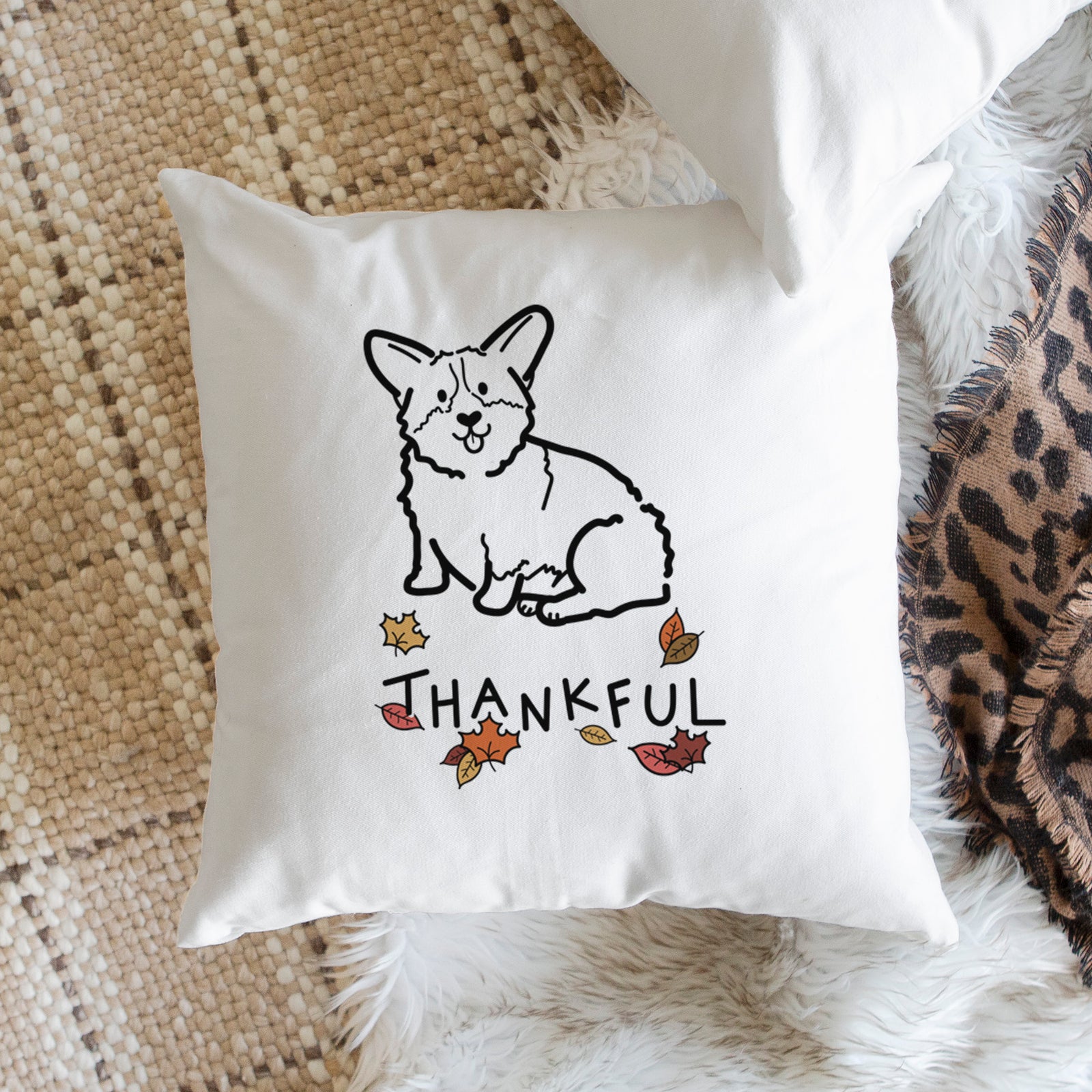 Love Always Pembroke Welsh Corgi - Millie -  Throw Pillow Cover