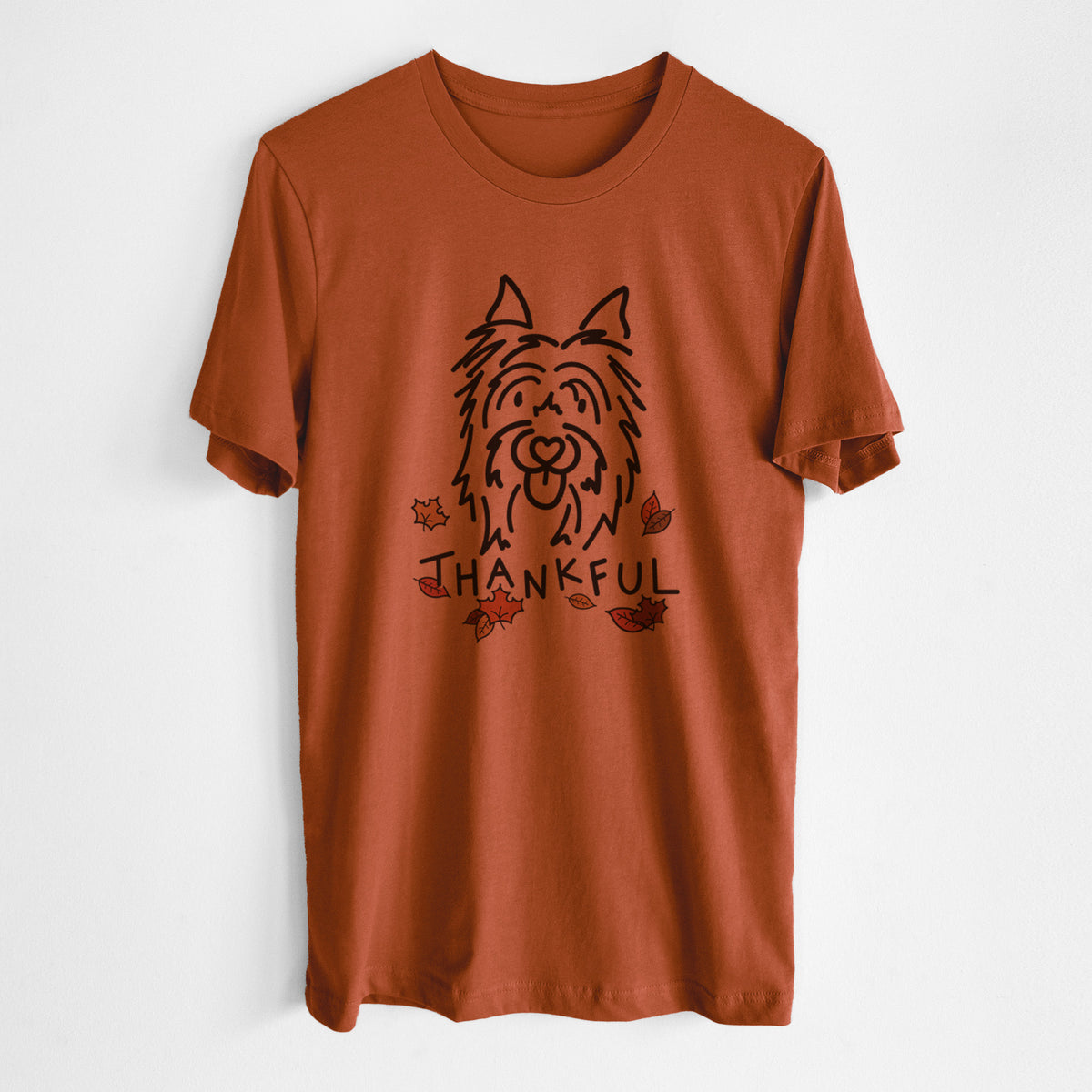 Thankful Silky Terrier - Monty - Unisex Crewneck