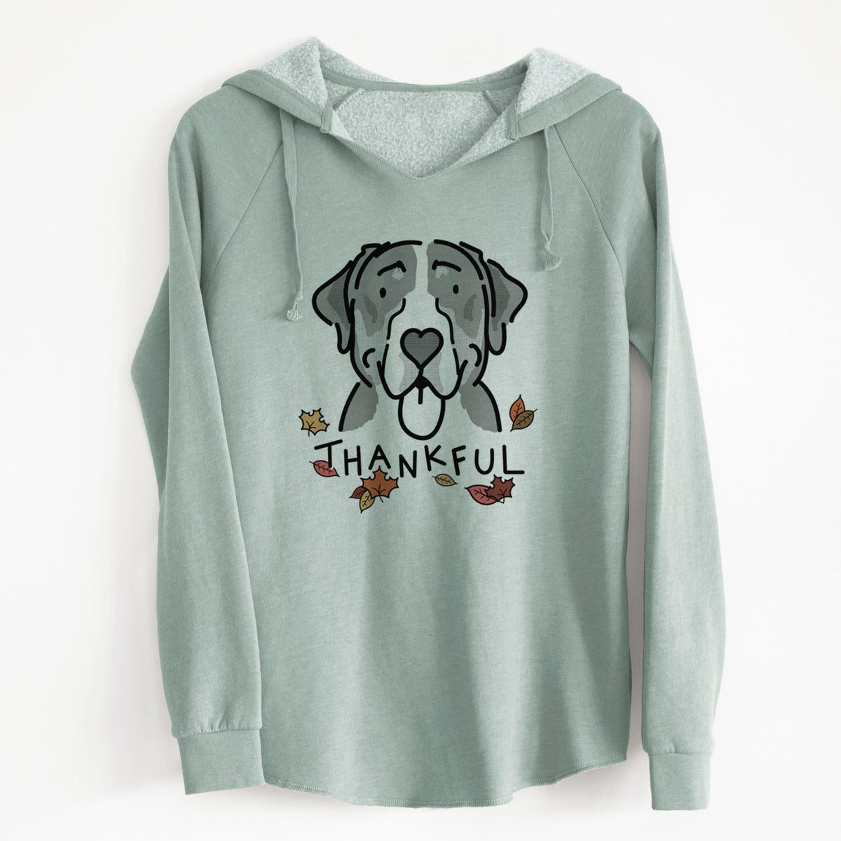Thankful Greater Swiss Mountain Dog - Moose - Cali Wave Hooded Sweatshirt